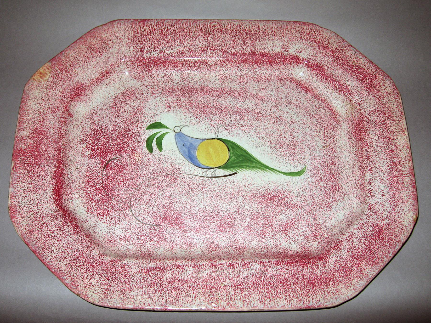 1965.0847.003 Spatterware dish