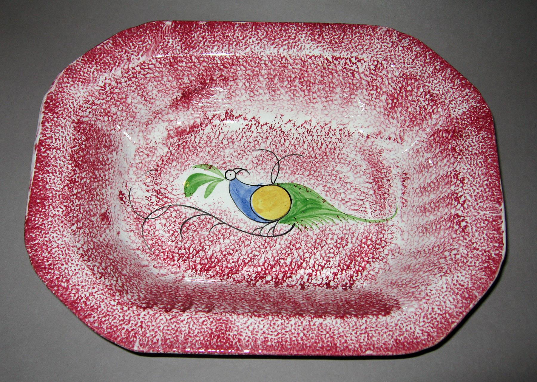 1965.0848.001 Spatterware dish