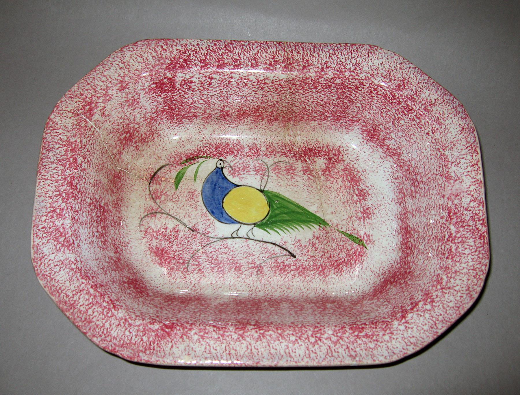 1965.0848.002 Spatterware dish