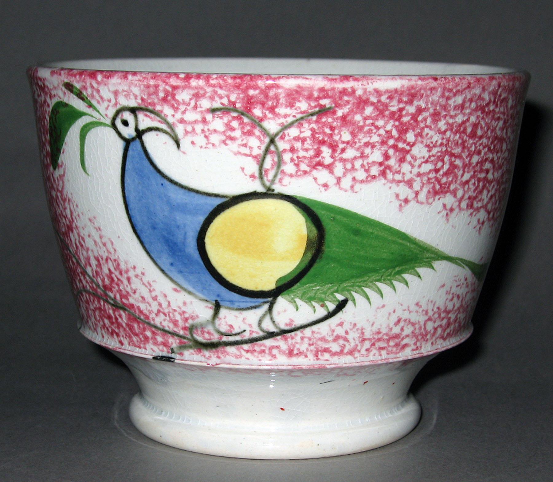 1965.0850 Spatterware teabowl