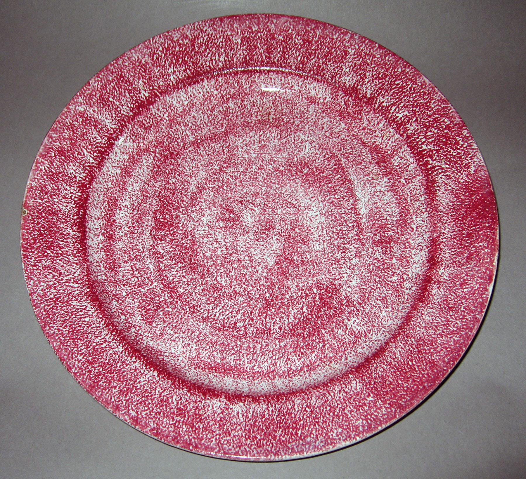 1965.0851 Spatterware plate
