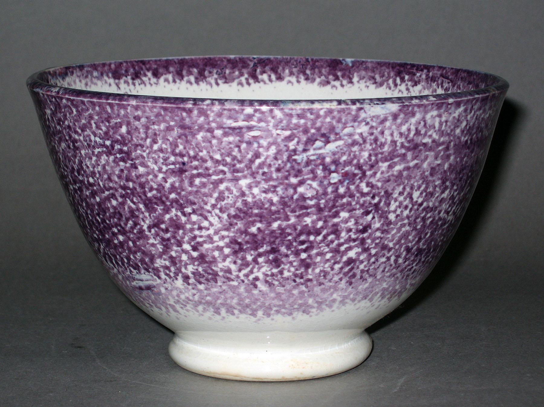 1965.0856 Spatterware bowl