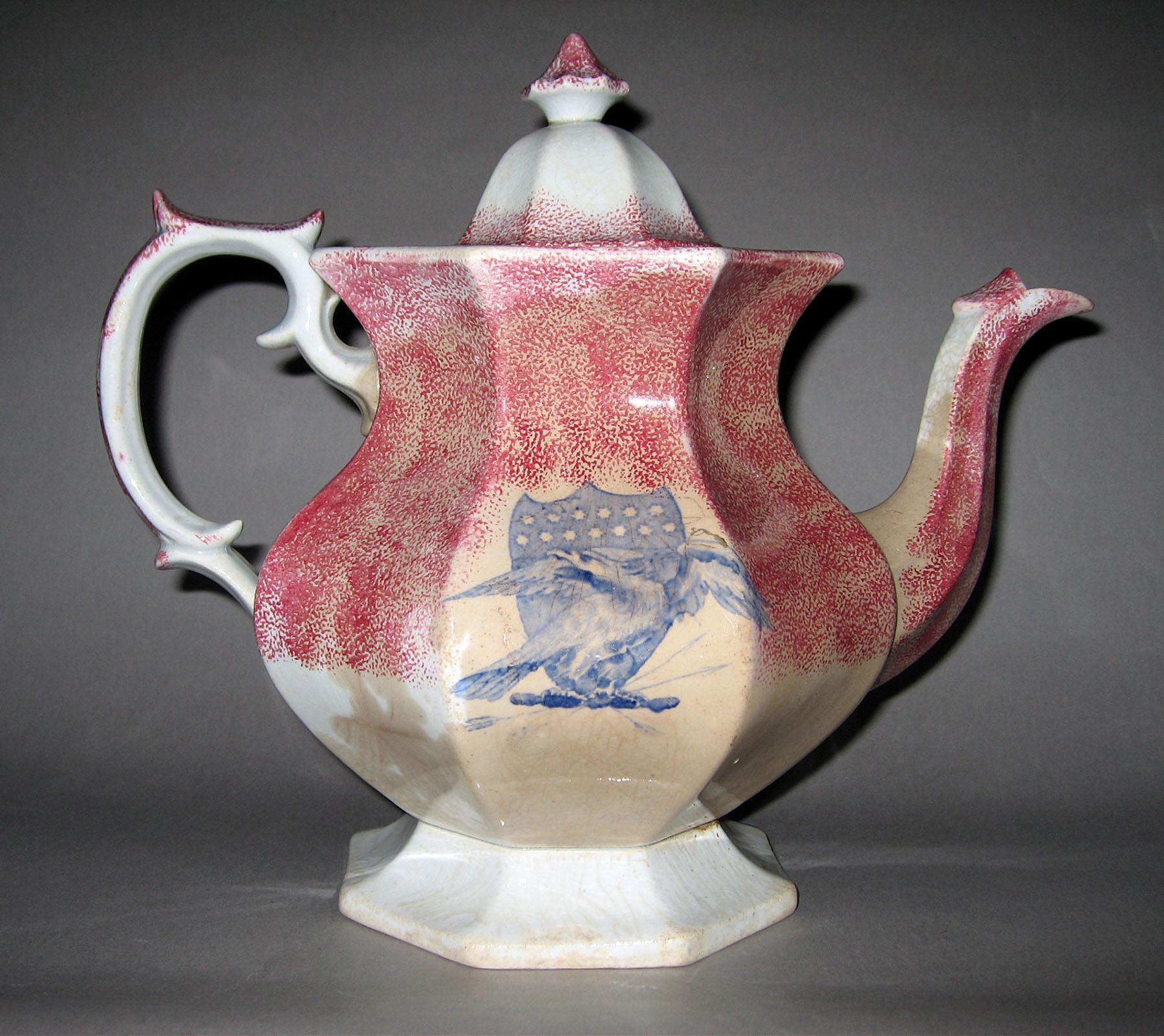 1965.0868 Spatterware teapot
