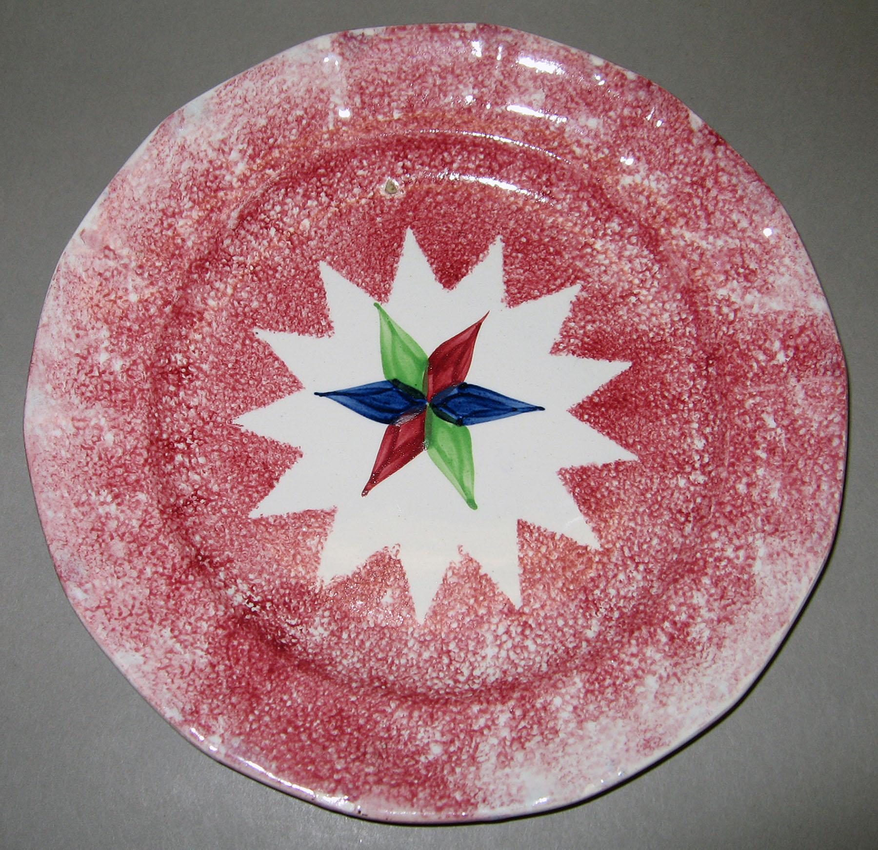 1965.0901.003 Spatteware plate
