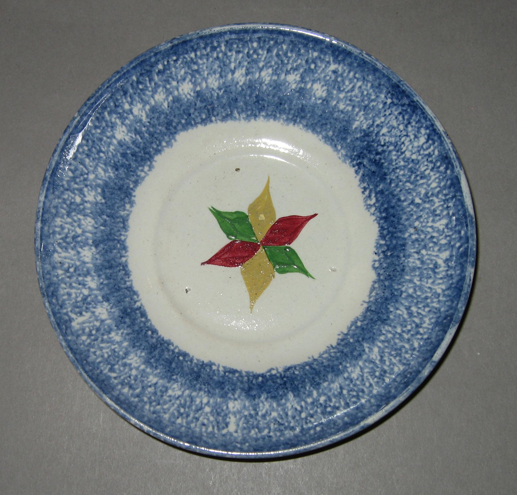 1965.0905 Spatterware saucer