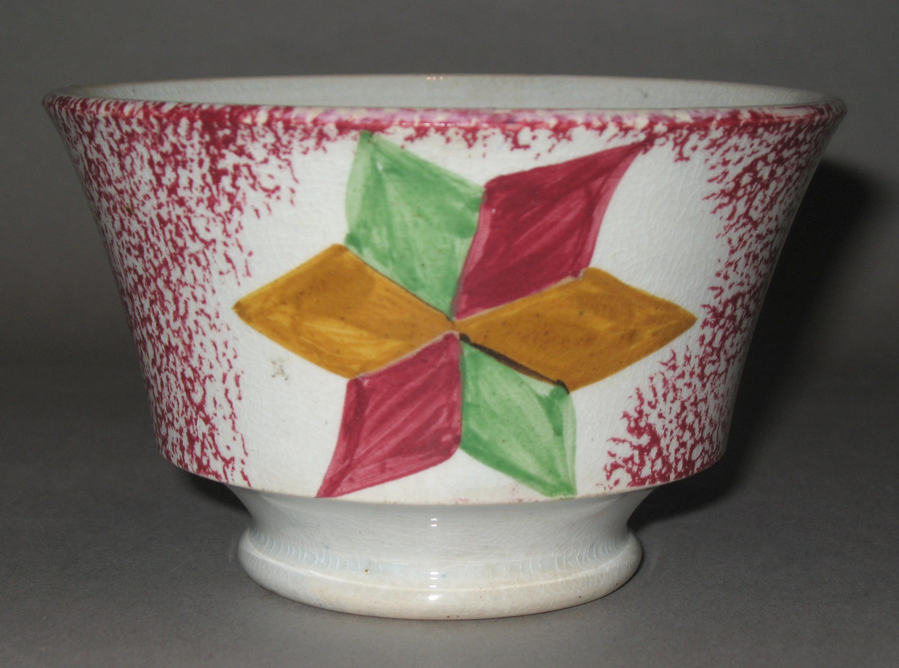 1965.0908 Spatterware teabowl