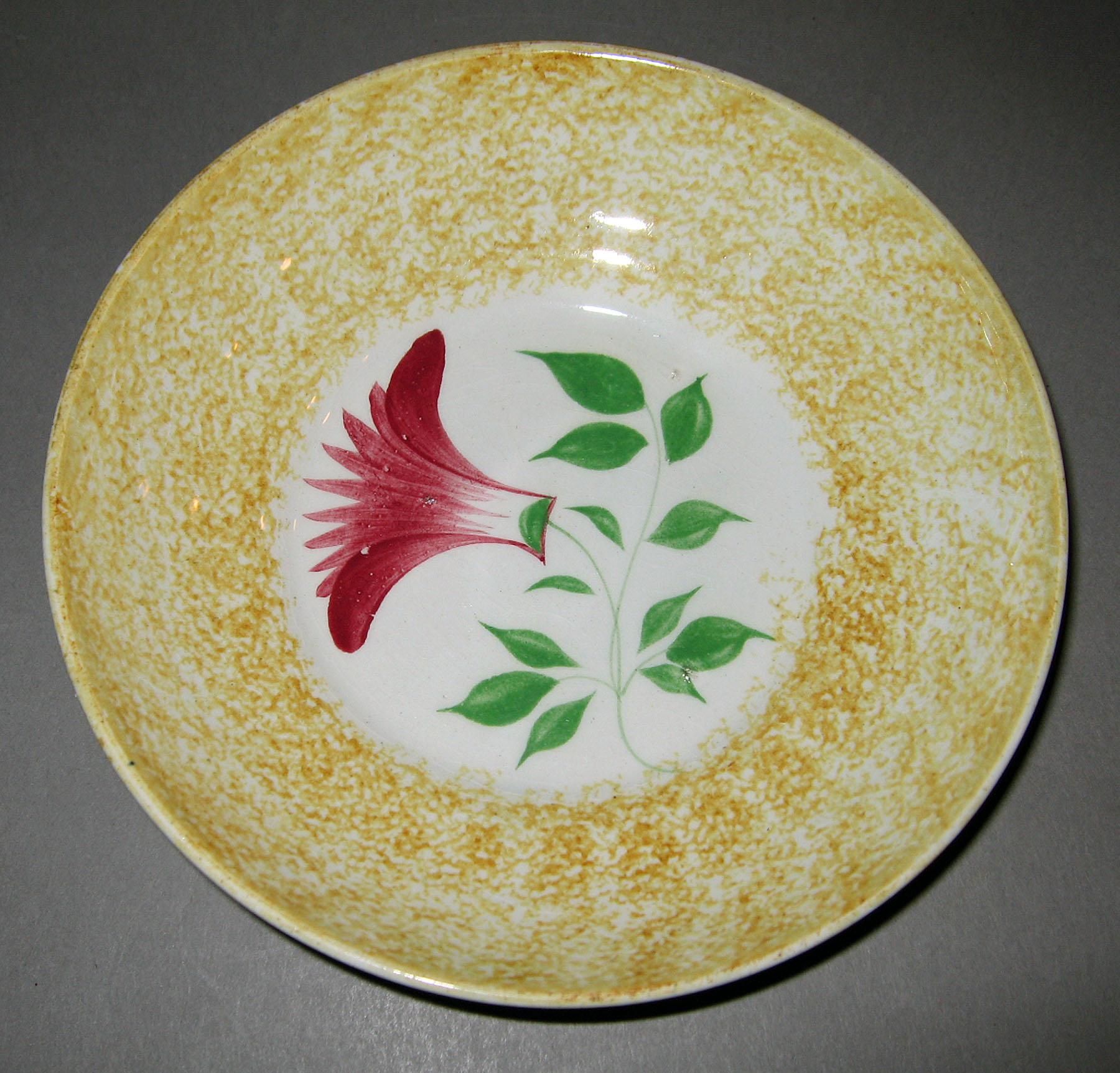 1965.0916.005 Spatterware saucer