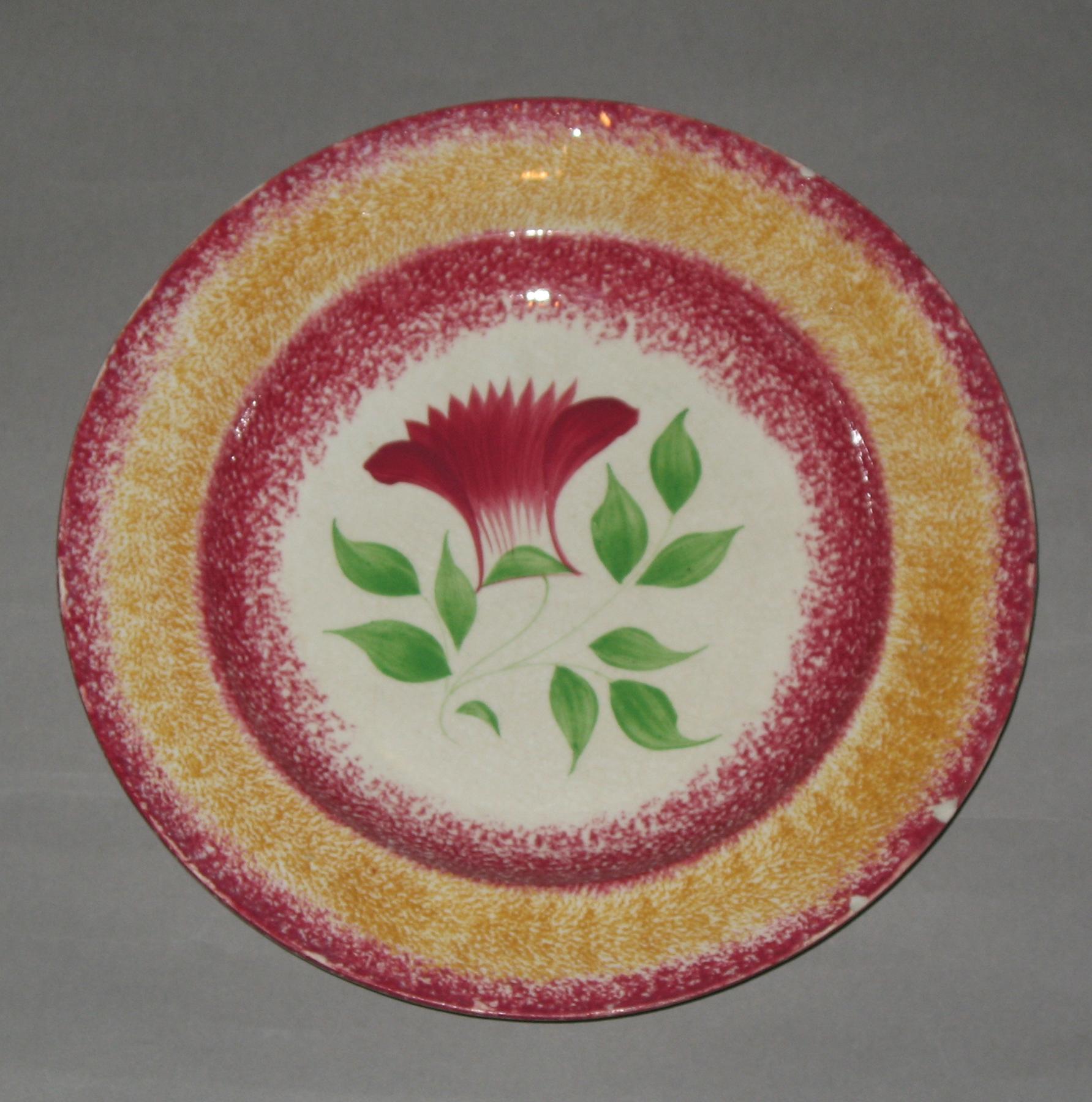 1965.0917 Spatterware plate