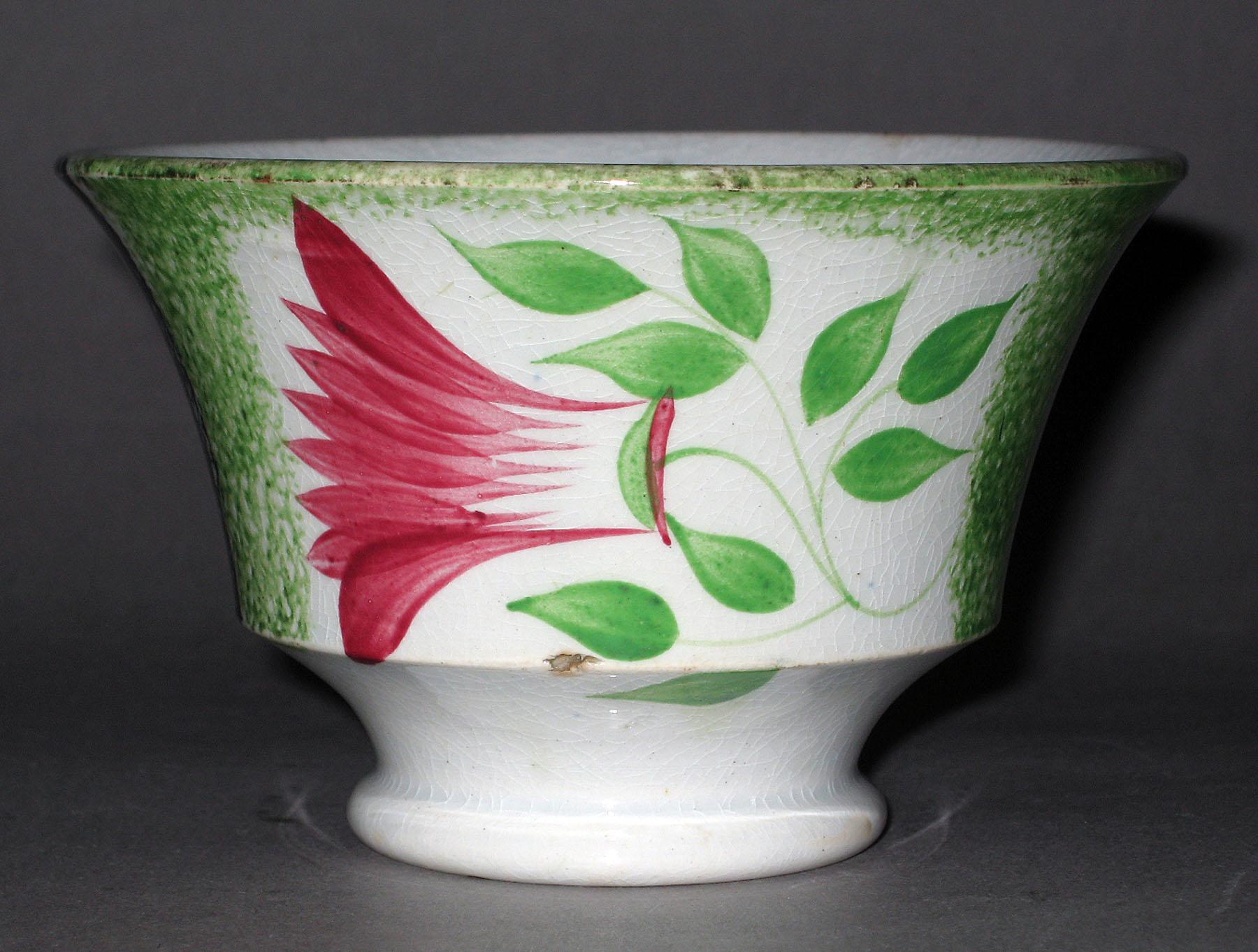 1965.0922 A Spatterware teabowl