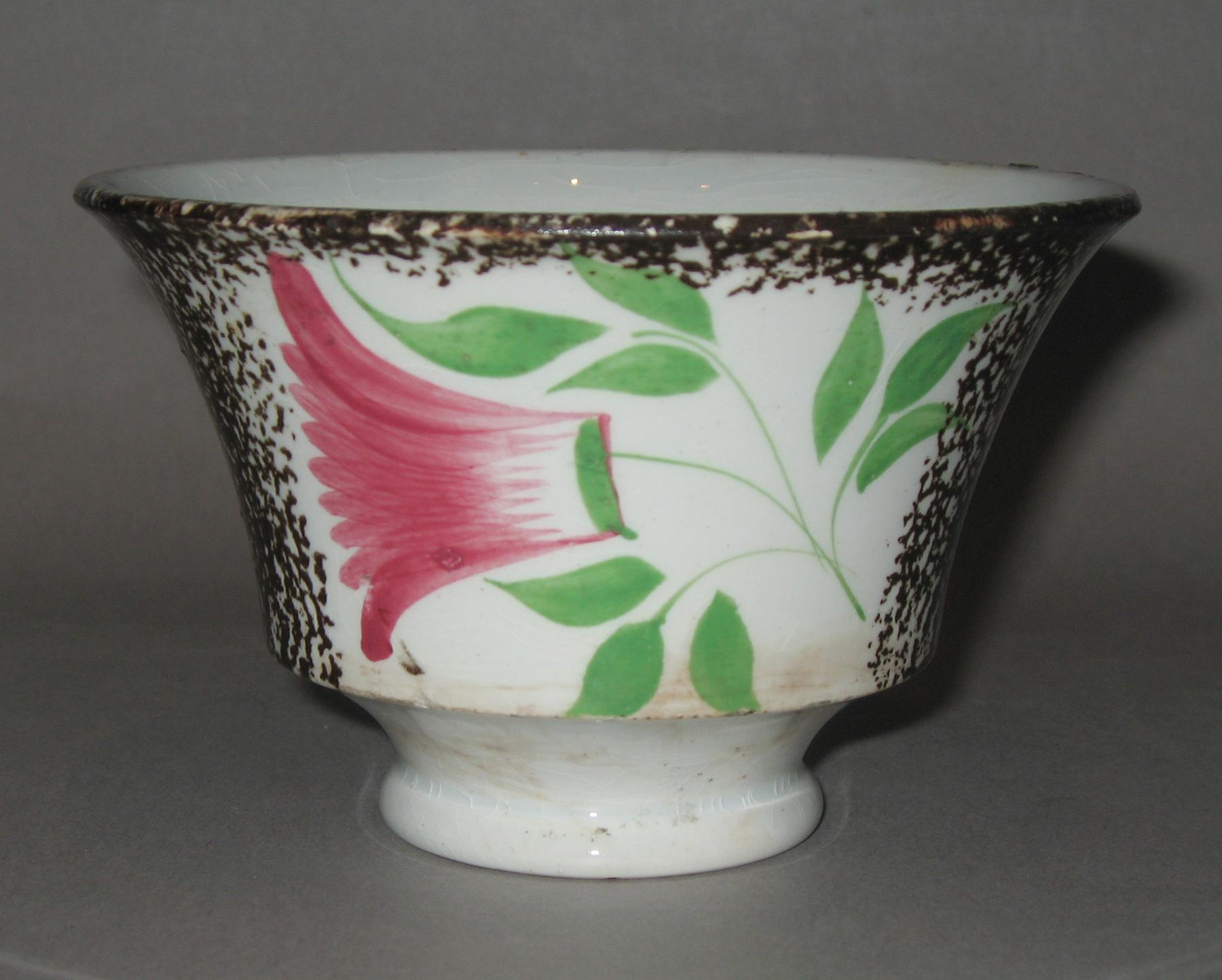 1965.0923 Spatterware teabowl