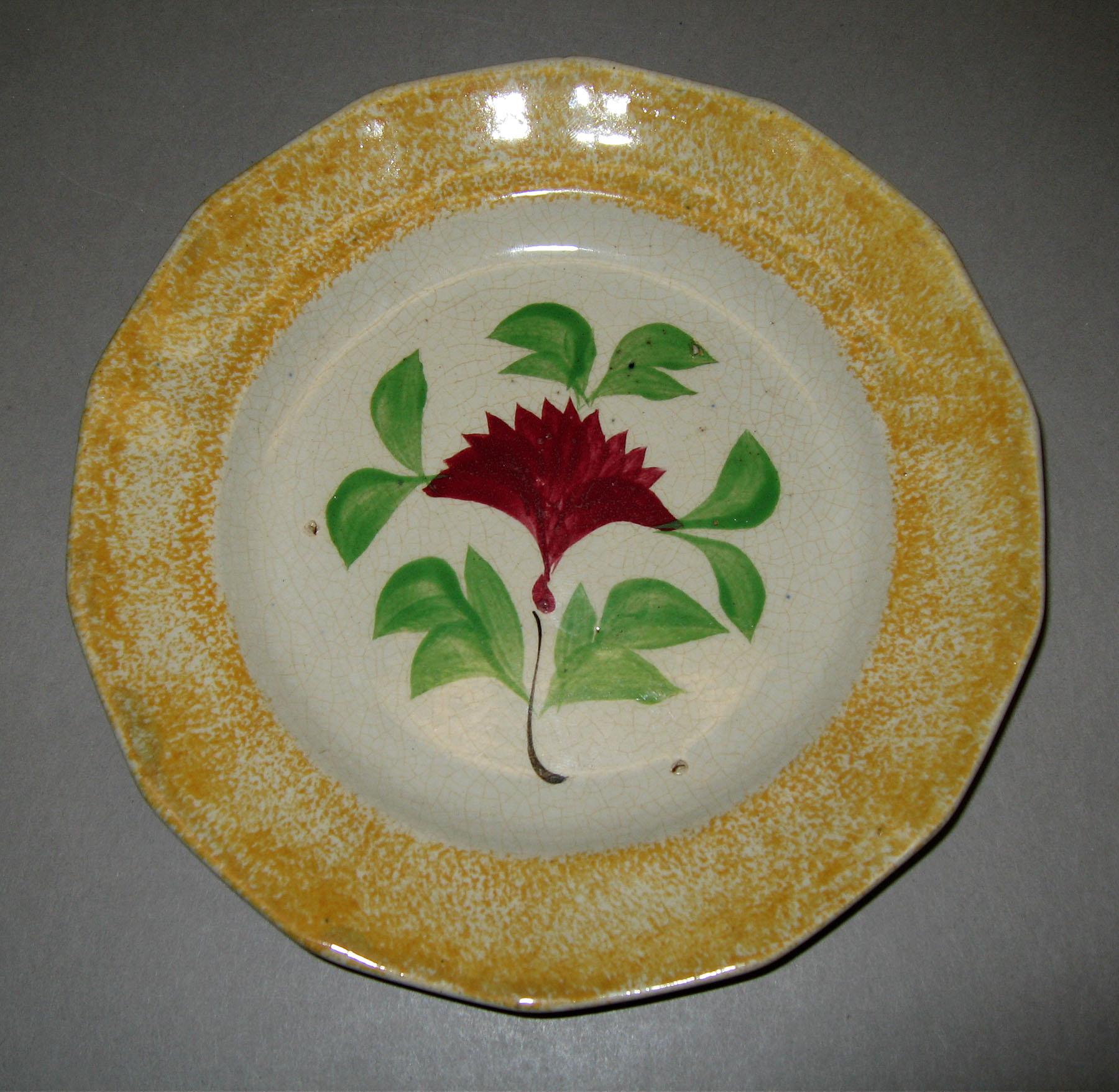1965.0927.005 Cockscomb pattern plate