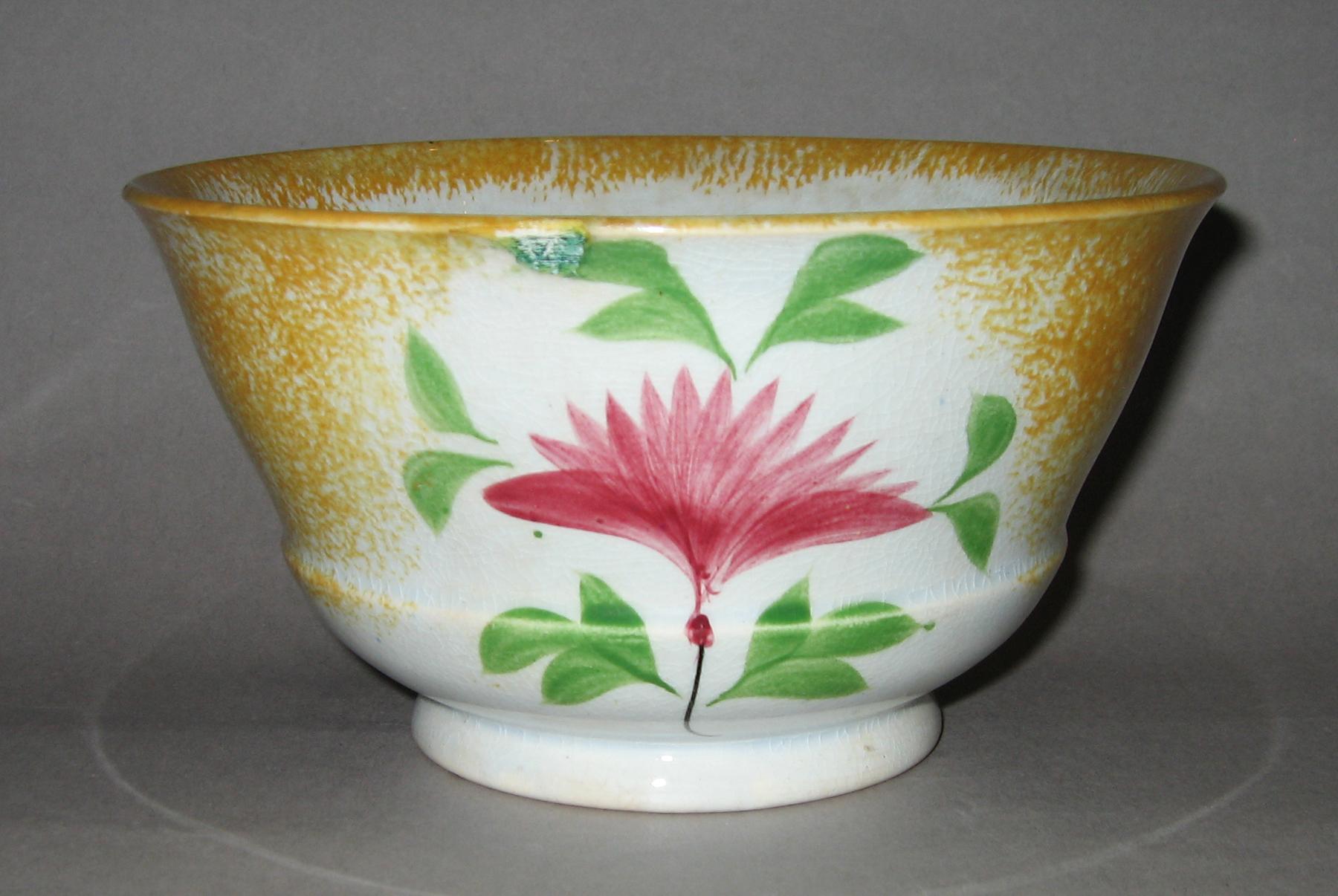 1965.0927.014 Spatterware bowl