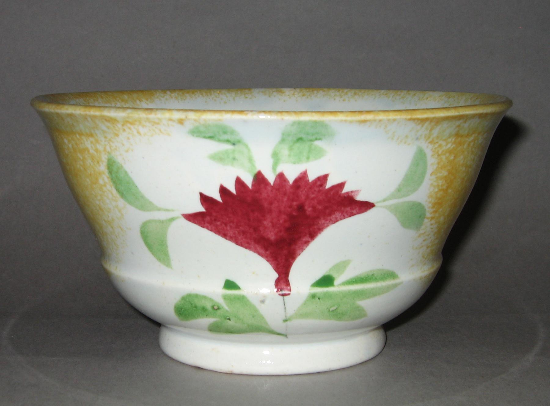 1965.0927.015 Spatterware bowl
