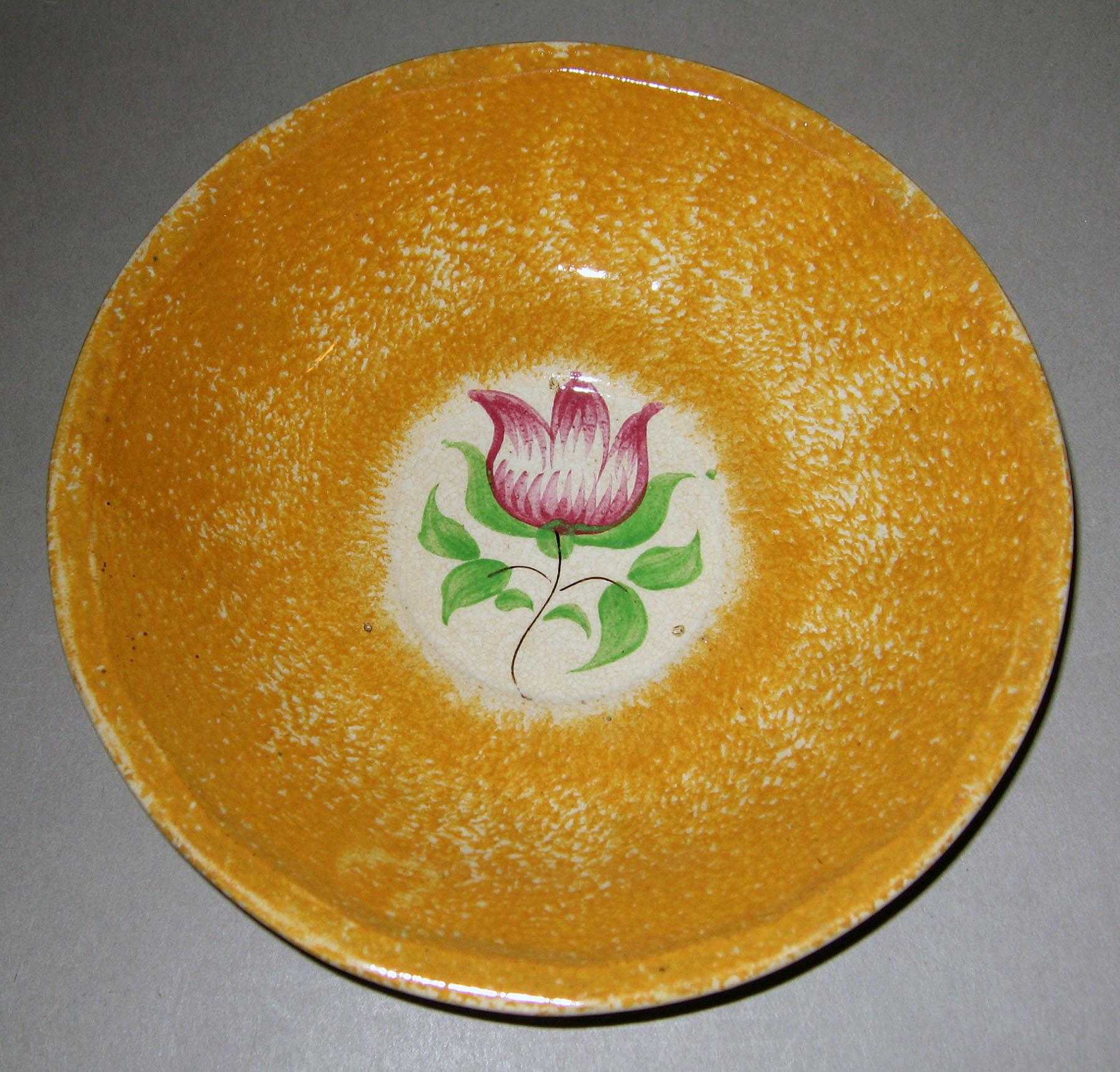 1965.0935 Spatterware saucer