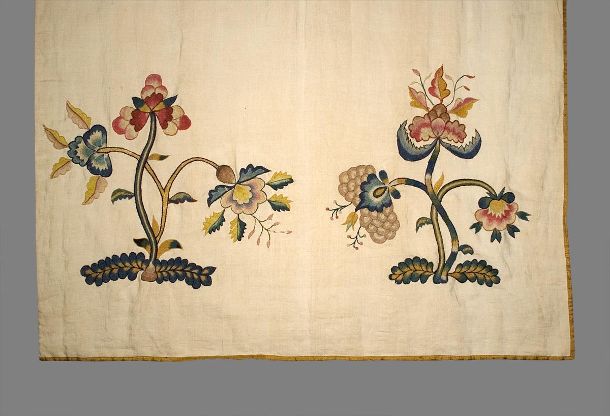 1955.0746.005 Window Hanging, Side Curtain, Pattern Detail