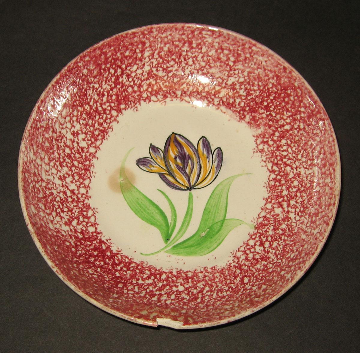 1965.0937.002 Spatterware saucer