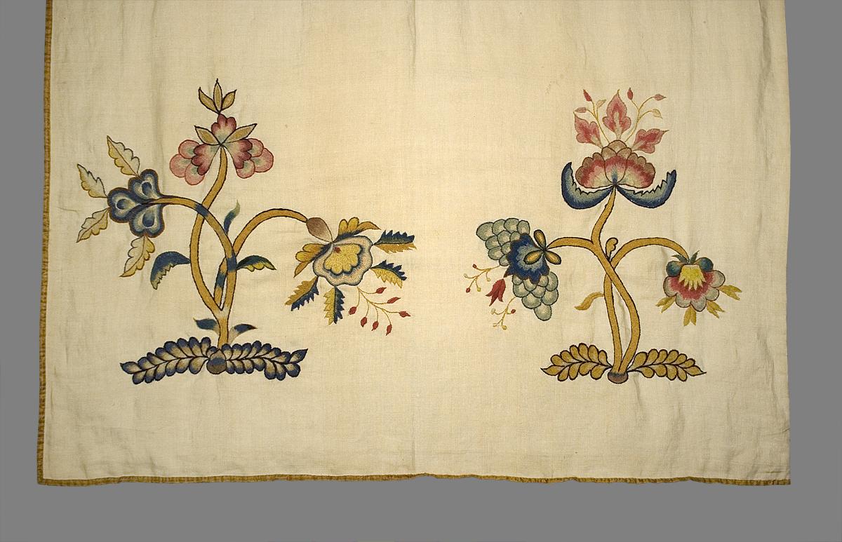 1955.0746.006 Window Hanging, Side Curtain, Pattern Detail