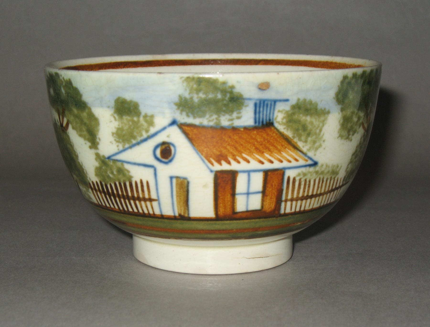 1965.0945 A Creamware teabowl