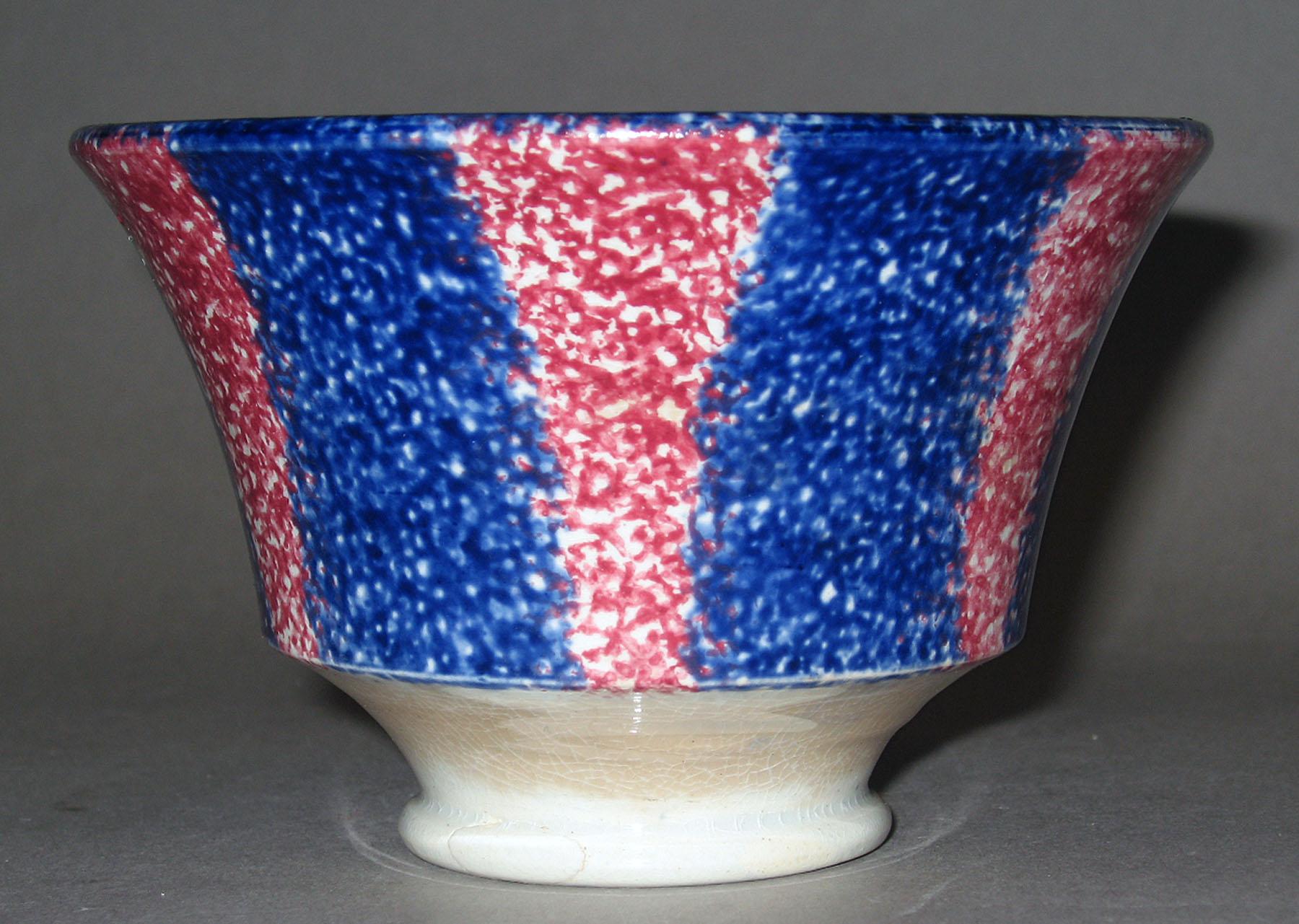 1965.0956 A Spatterware teabowl