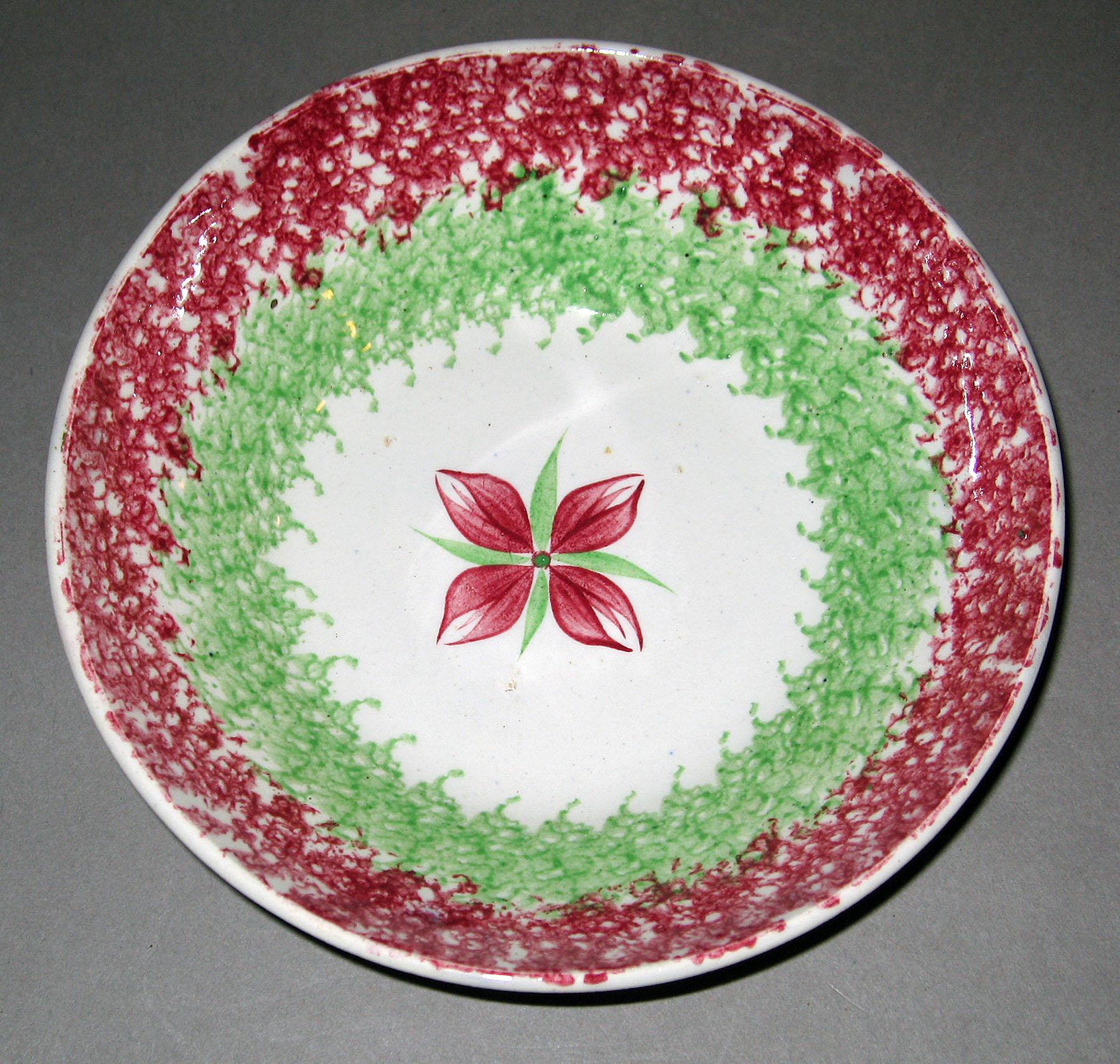 1965.0972 Sponged saucer