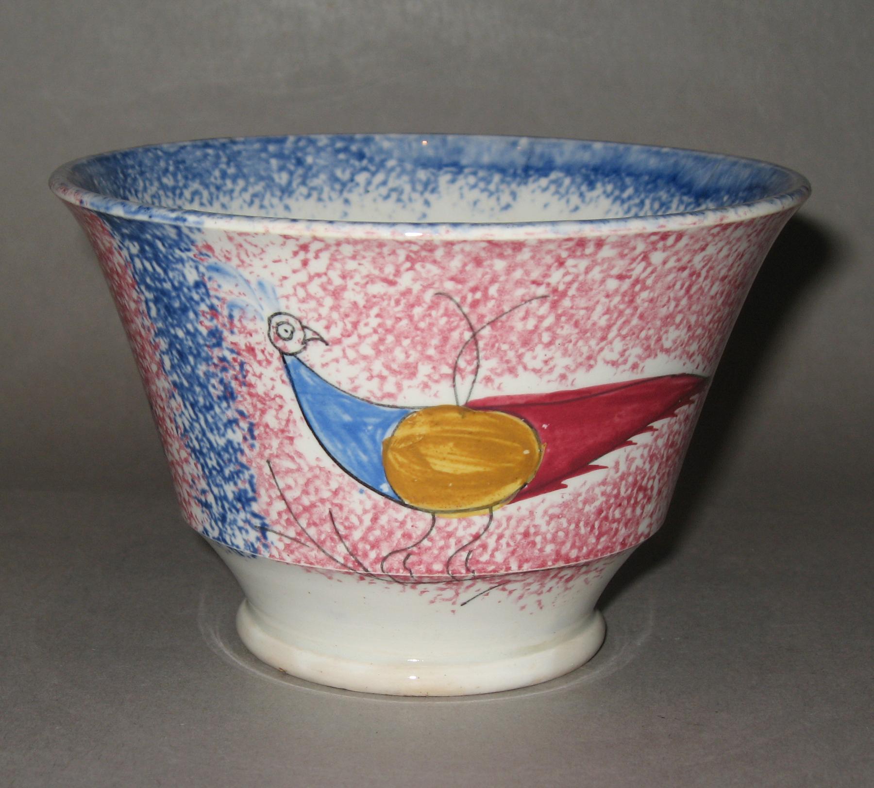 1965.0985 Spatterware teabowl