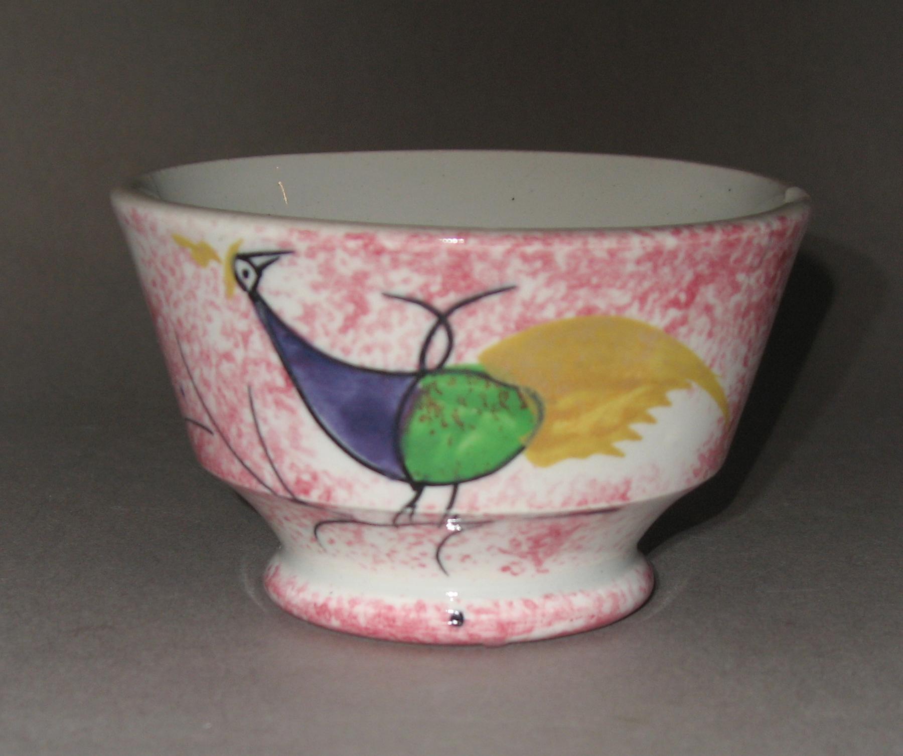 1965.0992 Spatterware teabowl