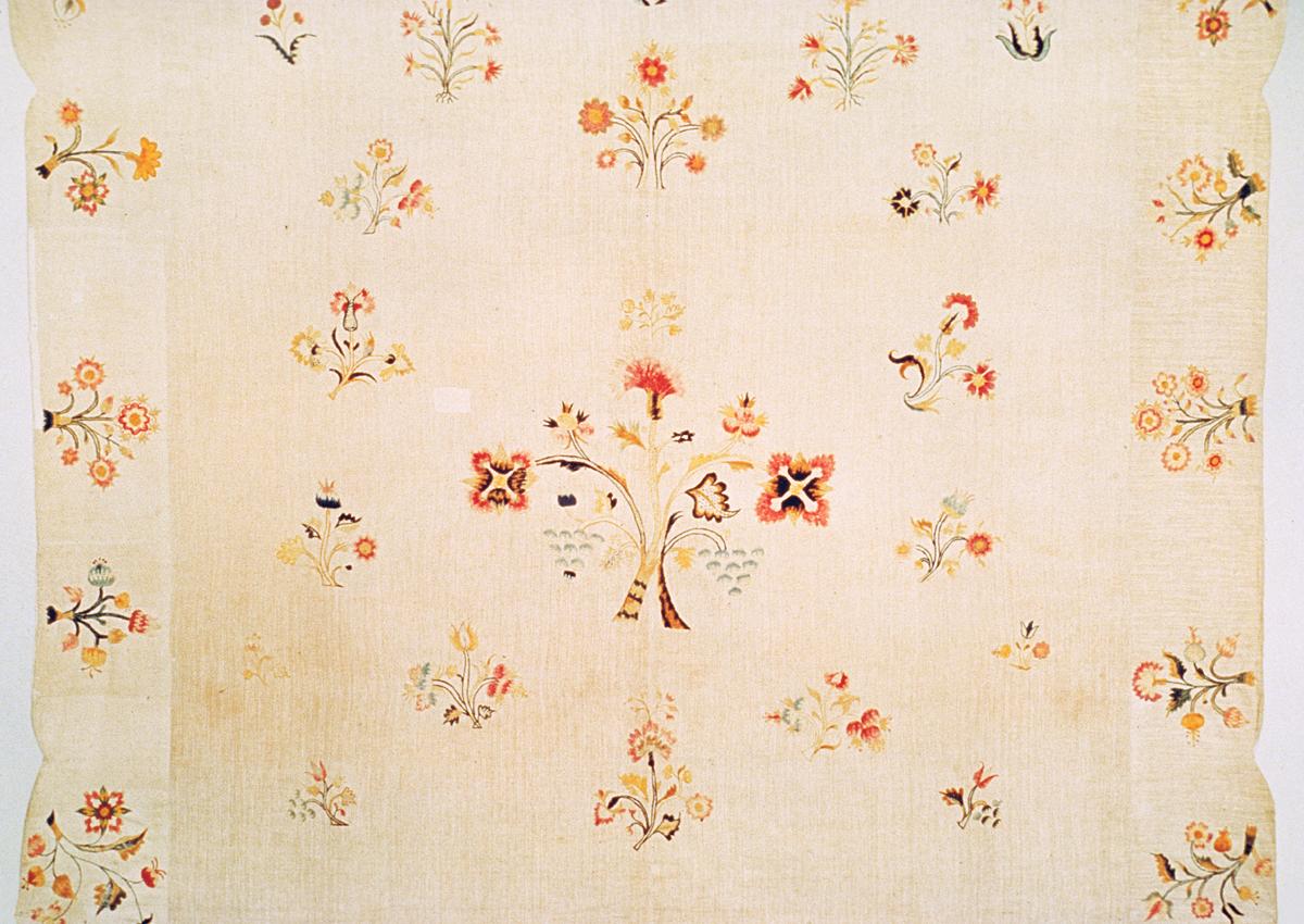 1955.0749.001 Bedcover, Detail