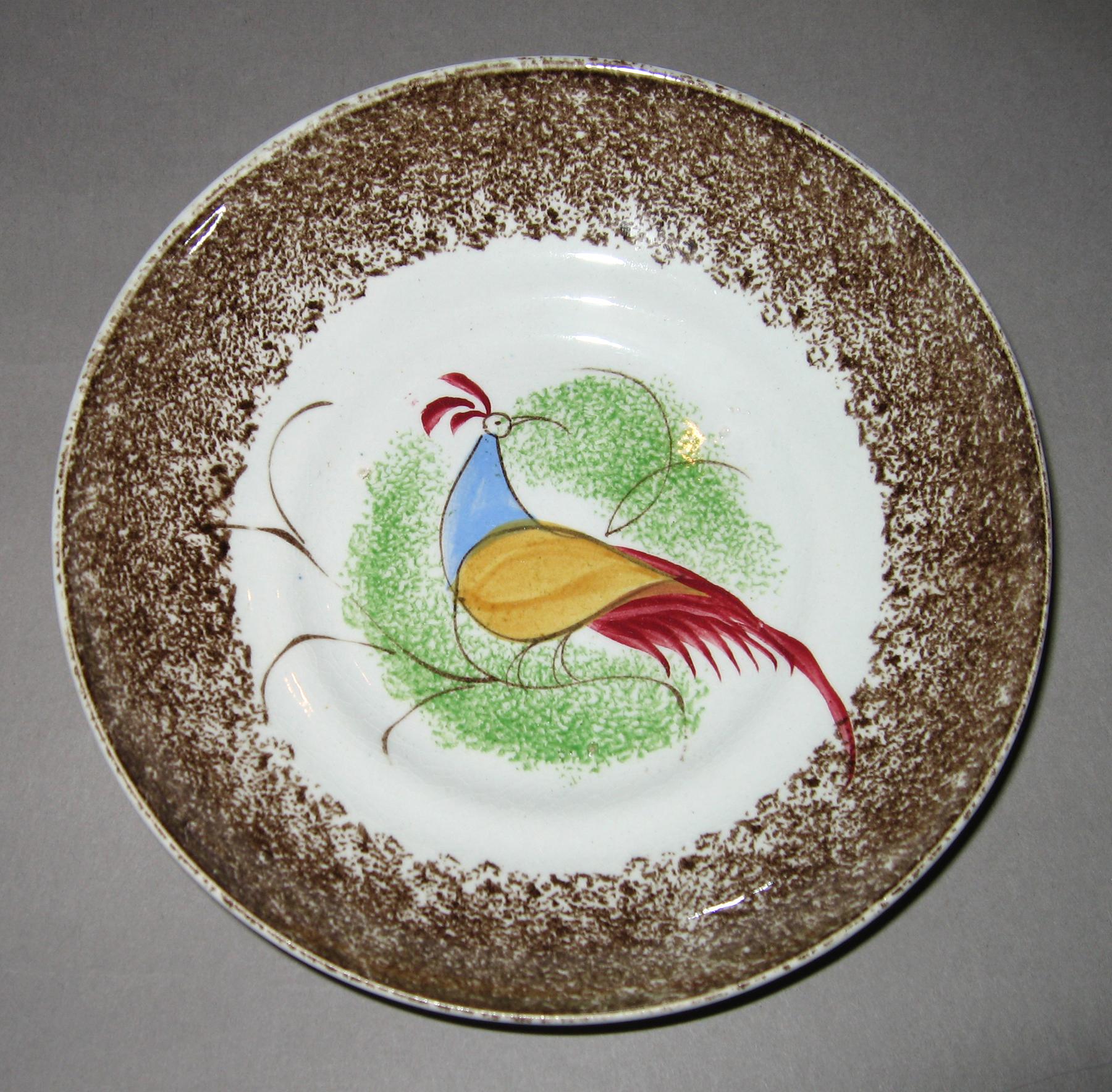 1965.1019 B Spatterware saucer