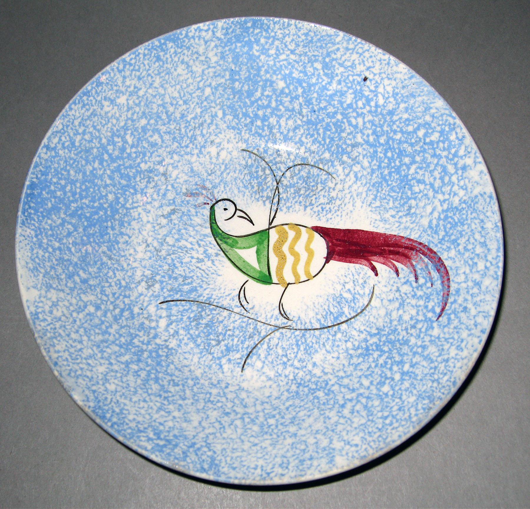 1965.1031 Spatterware saucer
