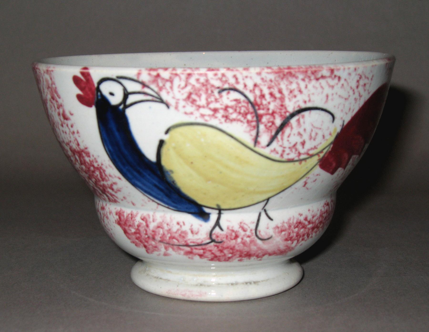 1965.1032 A Spatterware teabowl