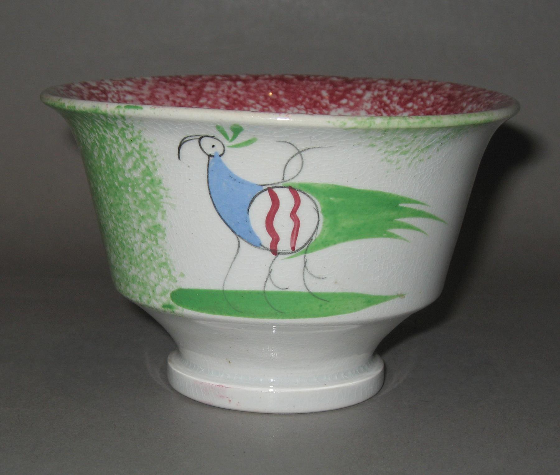 1965.1042 Spatterware teabowl