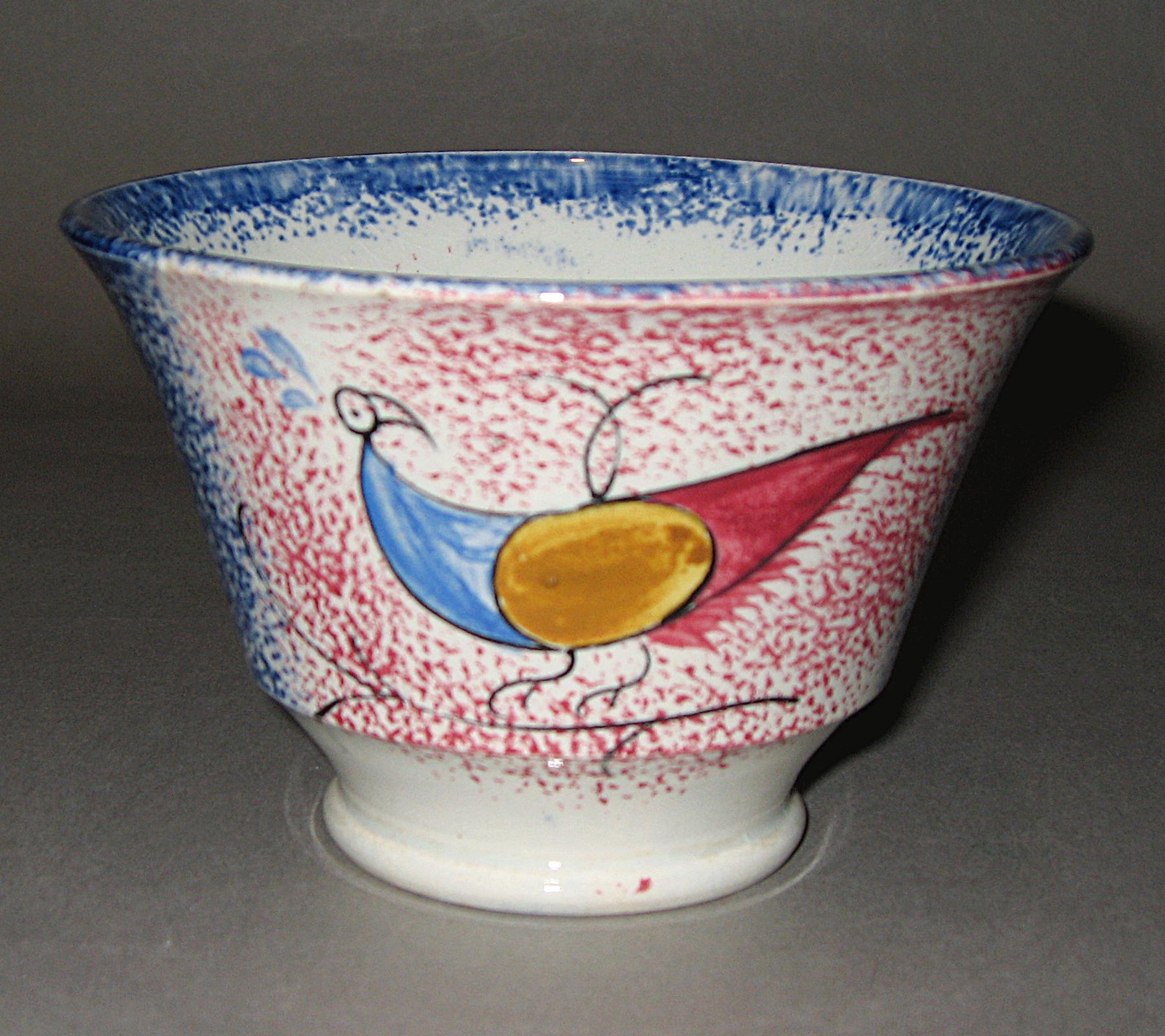 1965.1044 Spatterware teabowl