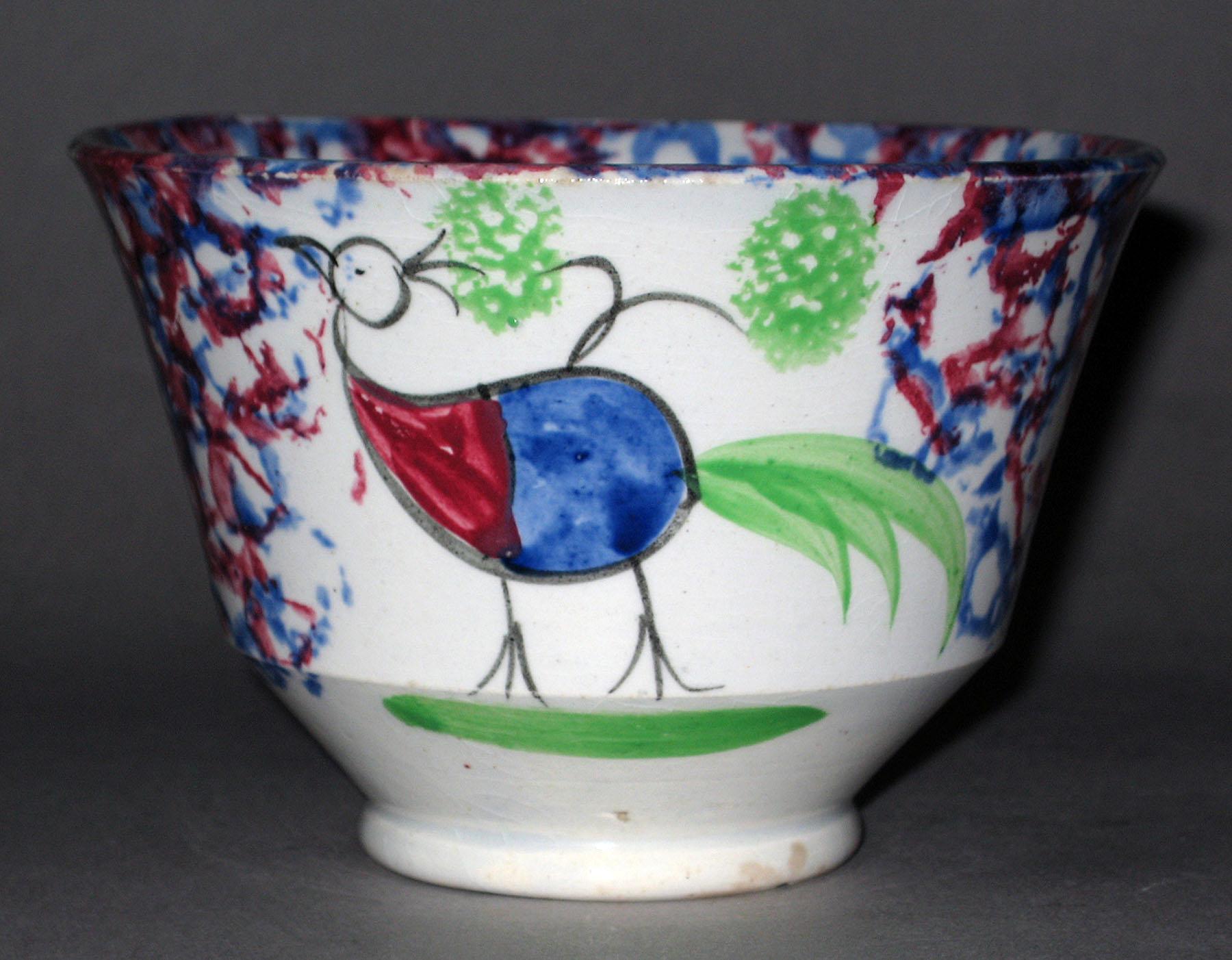 1965.1045 Spatterware teabowl
