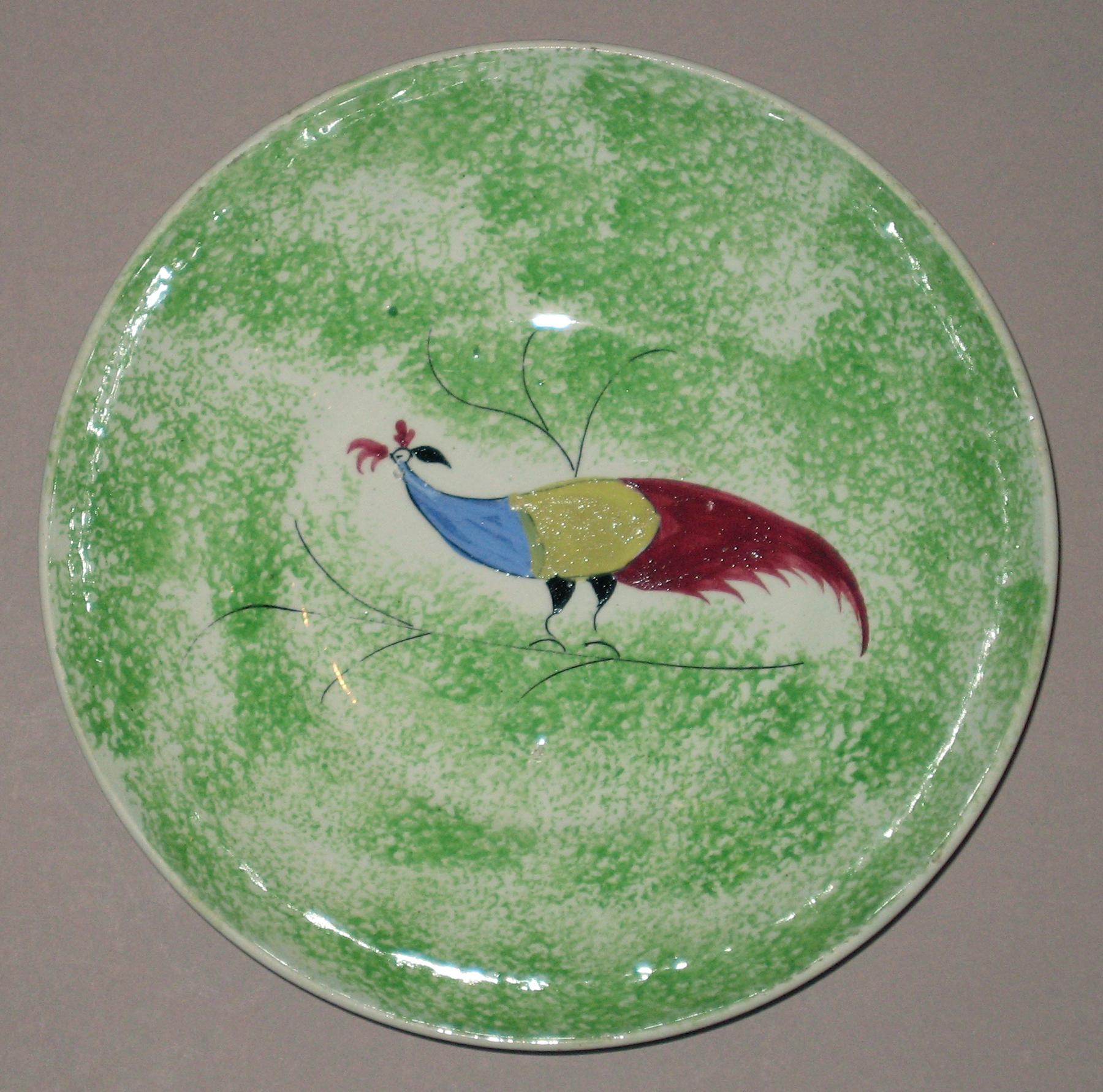 1965.1046.003 Spatterware saucer