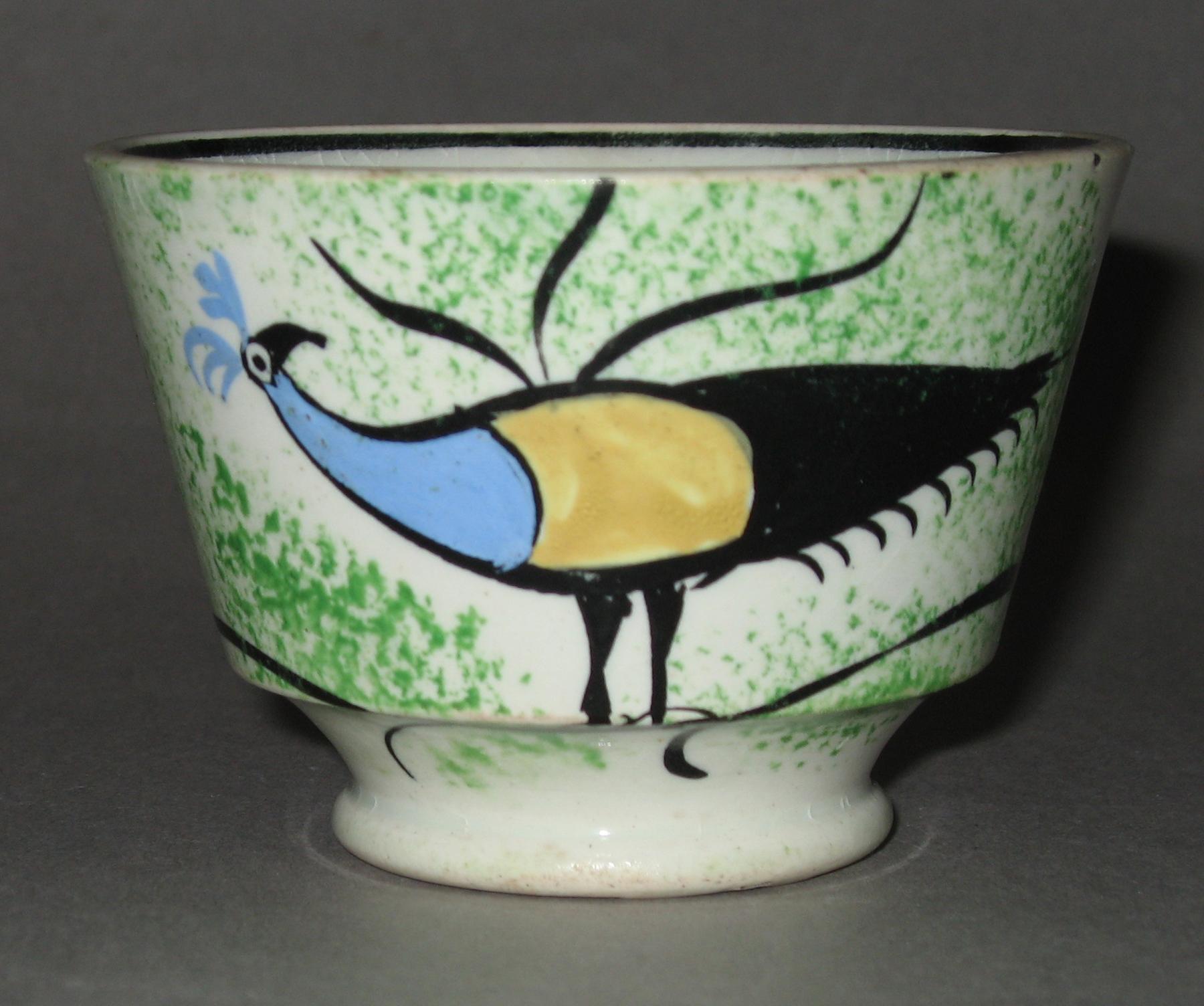 1965.1051.001 Spatterware teabowl