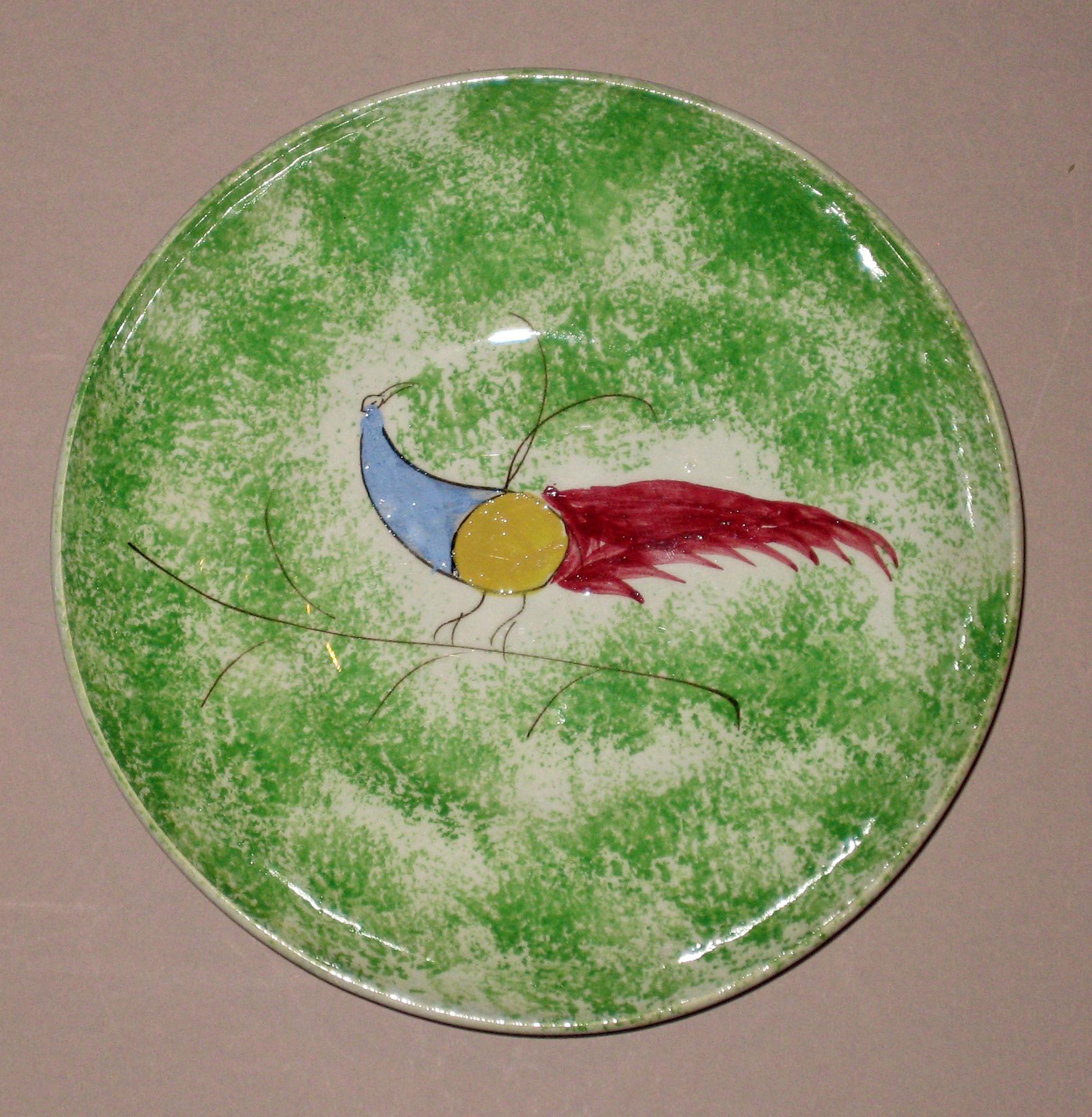 1965.1059 Spatterware saucer