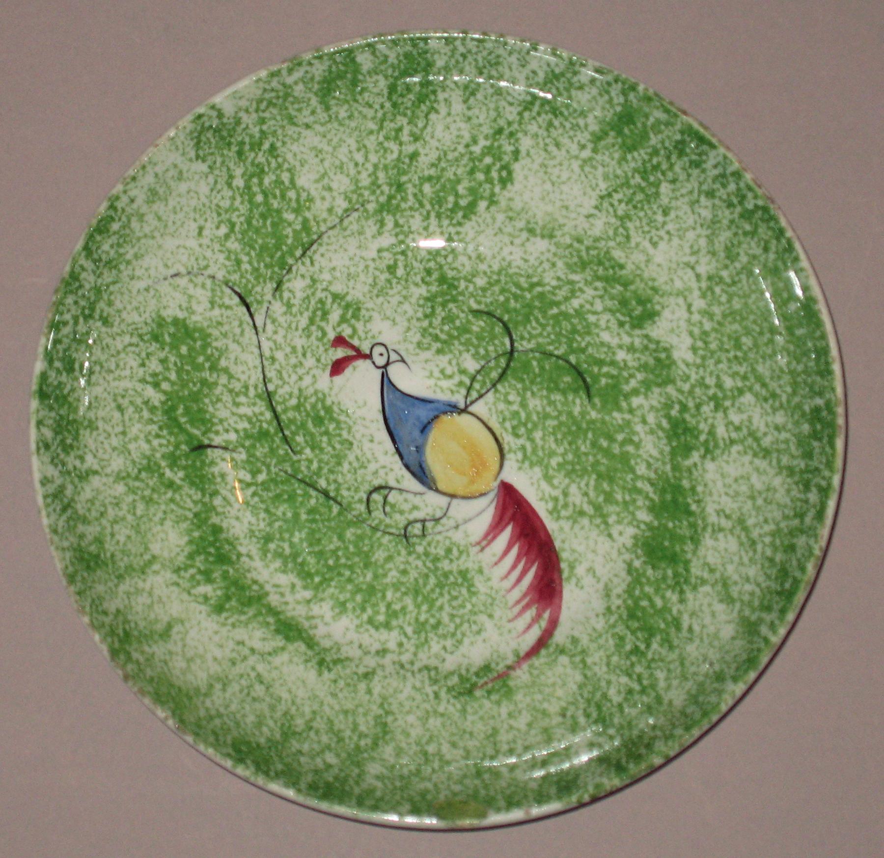 1965.1060 B Spatterware saucer