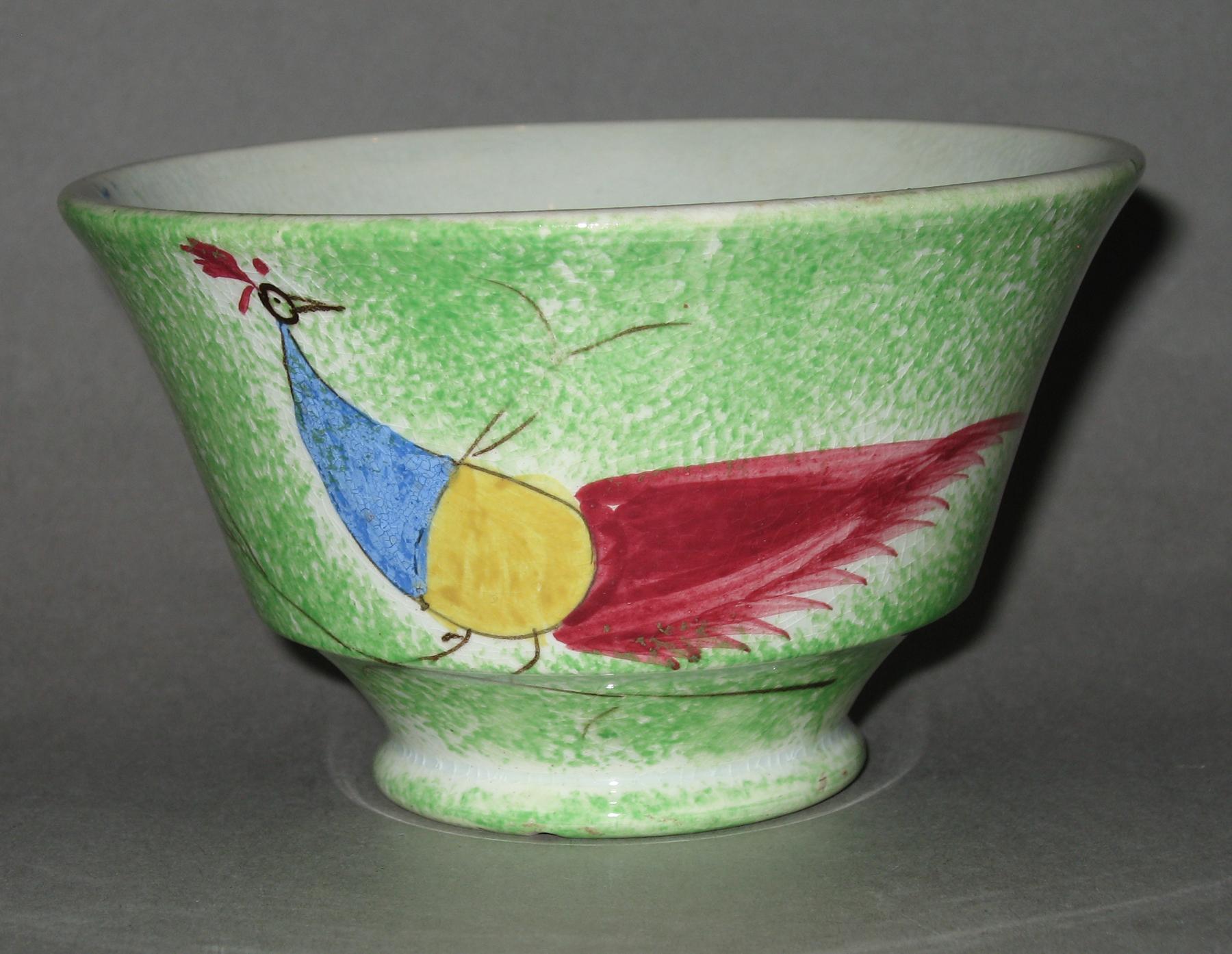 1965.1064 A Spatterware teabowl