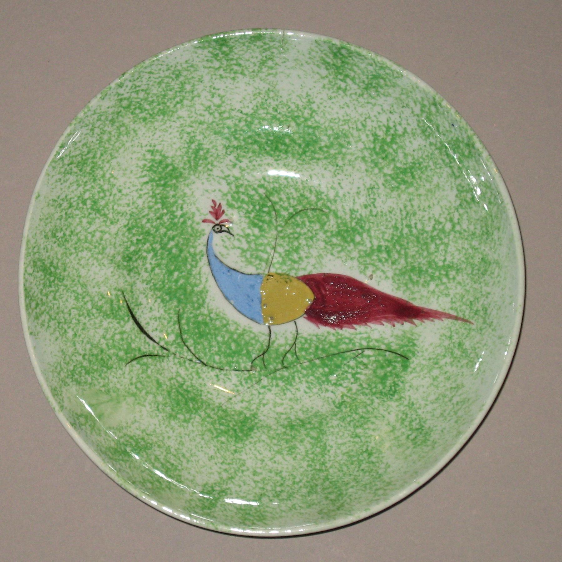 1965.1064 B Spatterware saucer