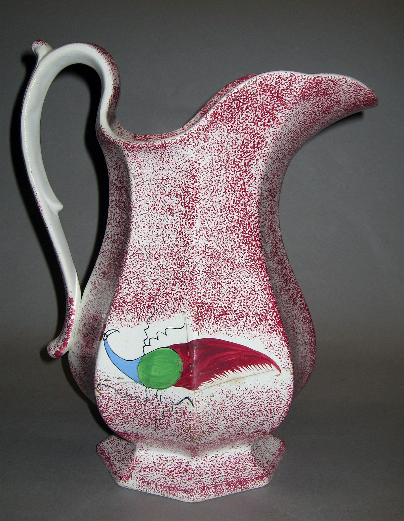 1965.1068 Spatterware jug