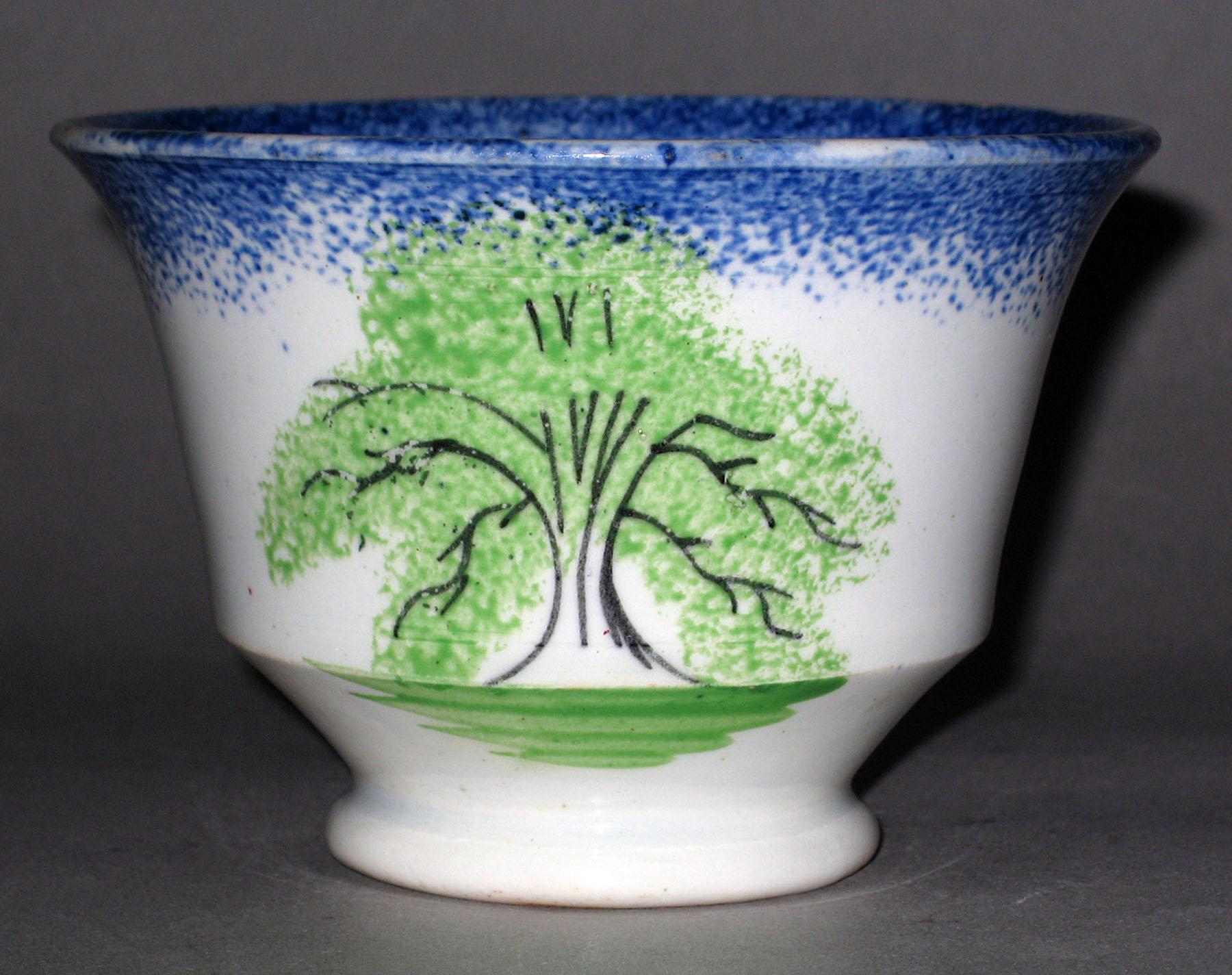 1965.1077 A Spatterware teabowl
