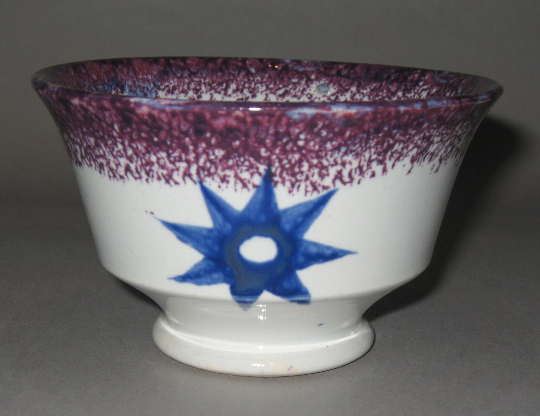 1965.1078 A Spatterware teabowl
