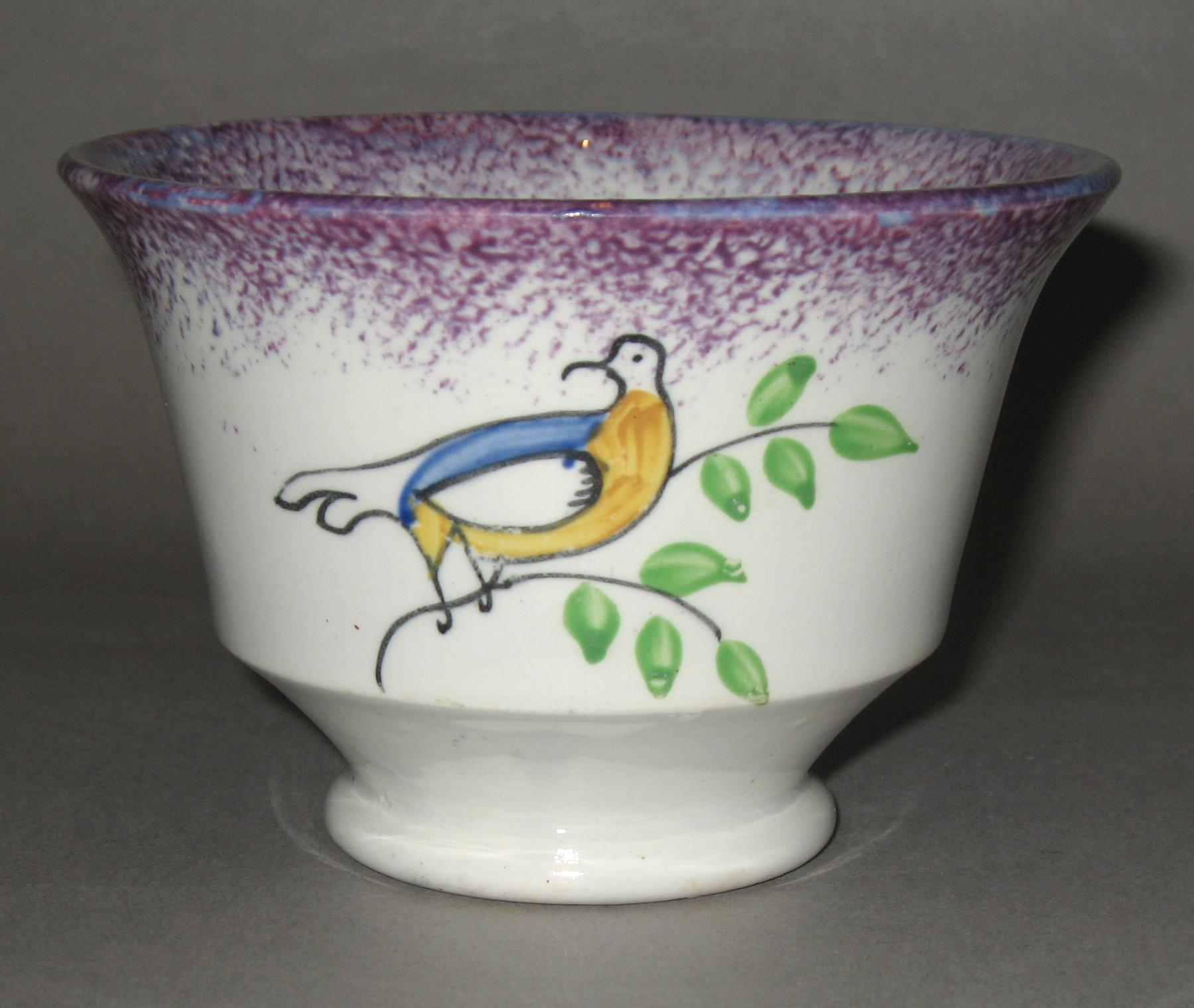 1965.1089 Spatterware teabowl