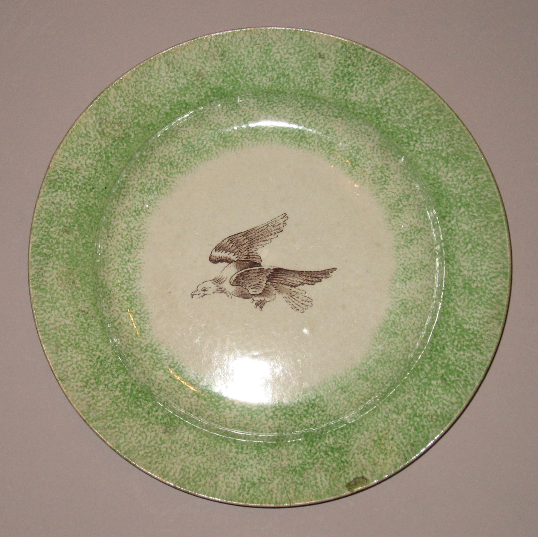1965.1113.002 Spatterware plate