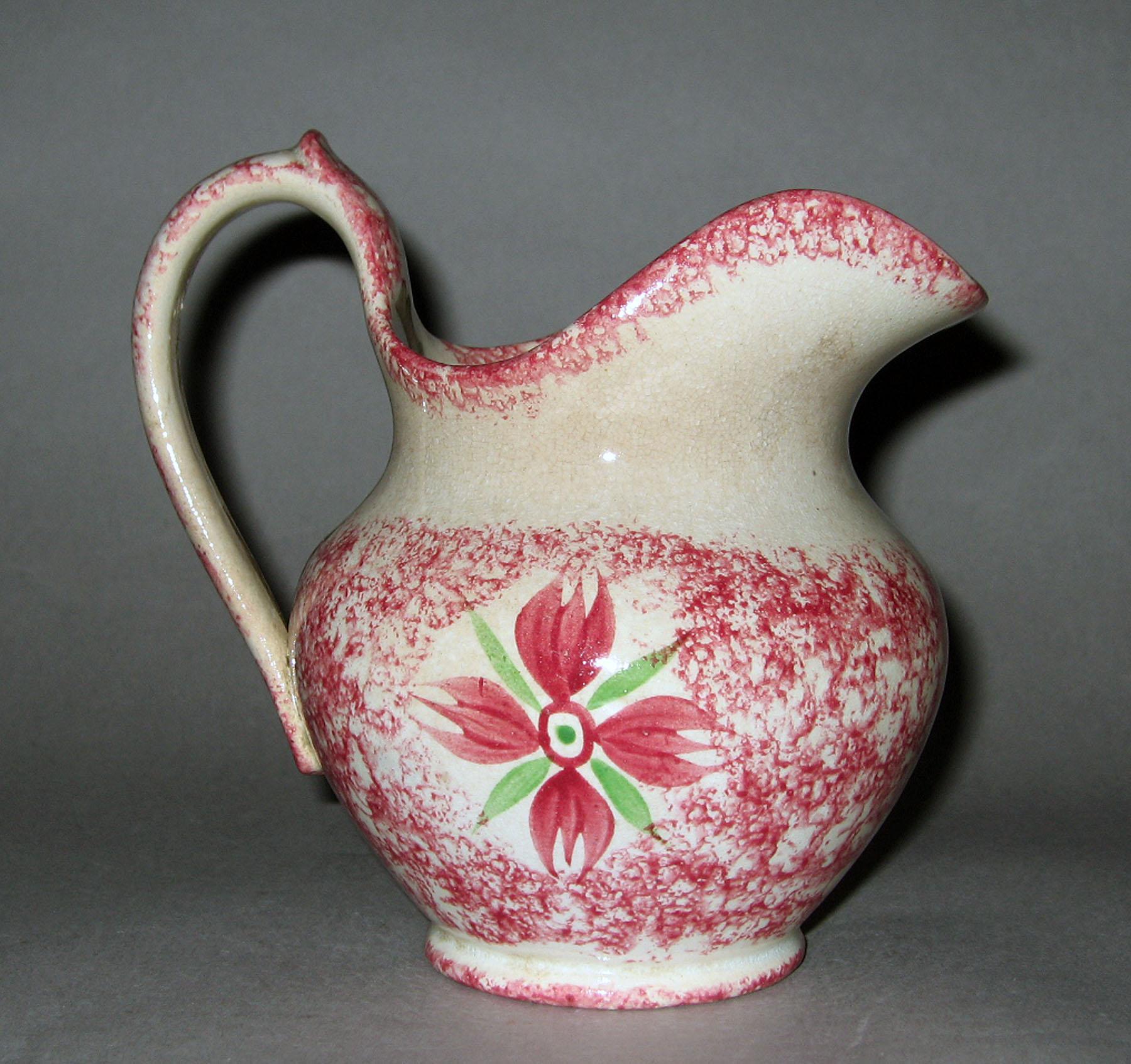 1965.1117 Spatterware jug