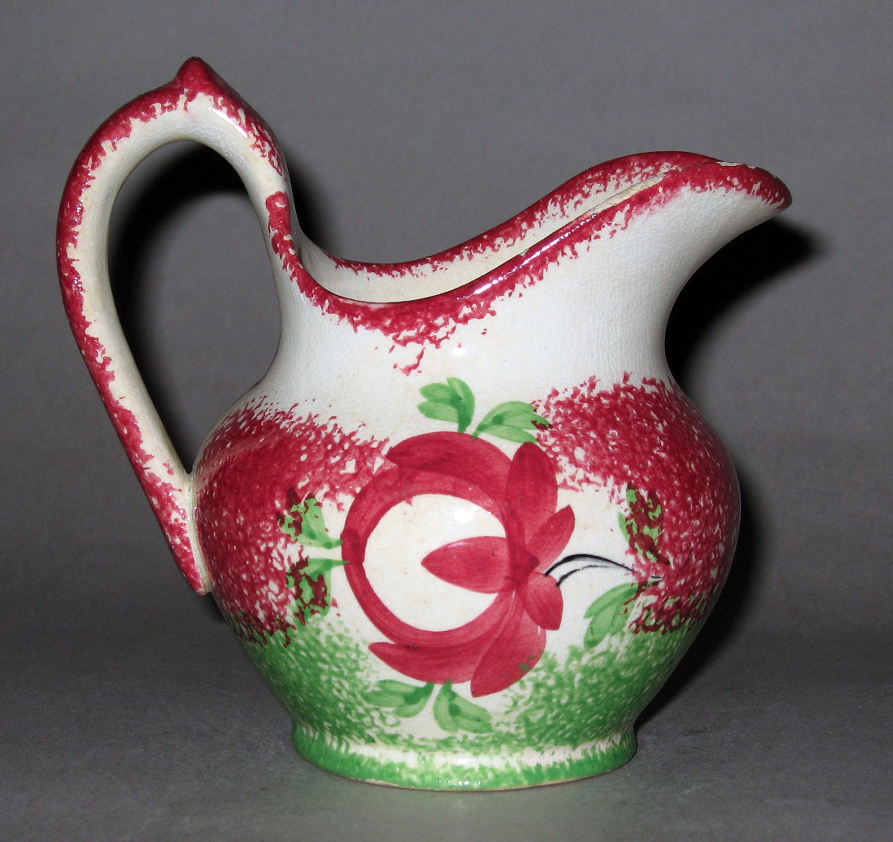 1965.1118 Spatterware jug