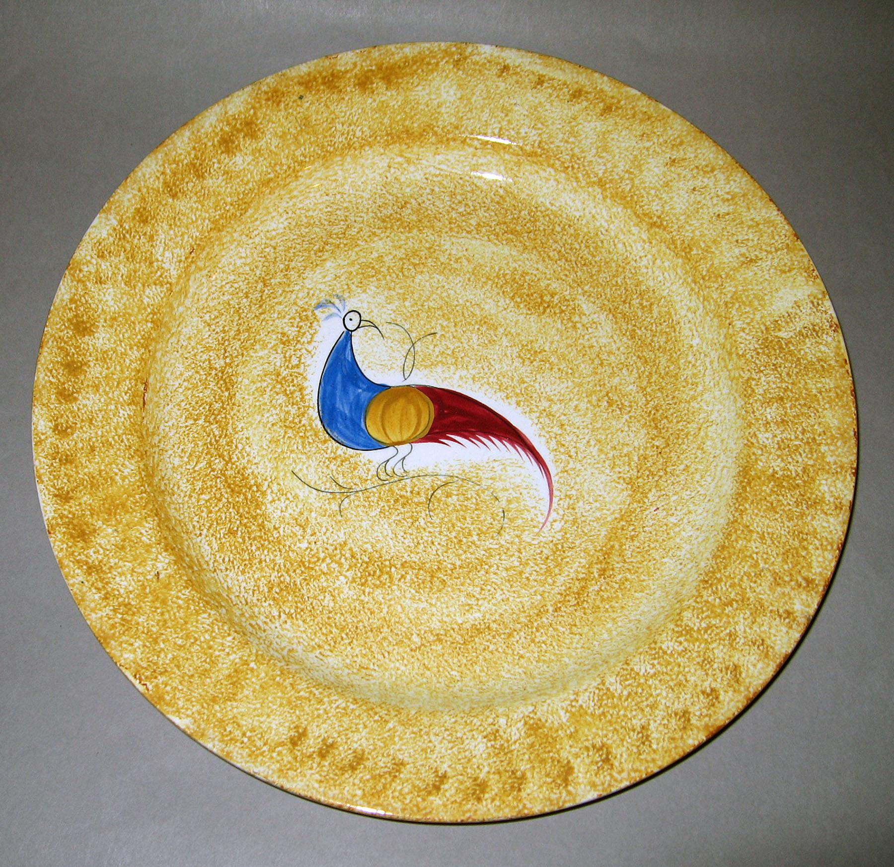 1965.1146.002 Spatterware plate