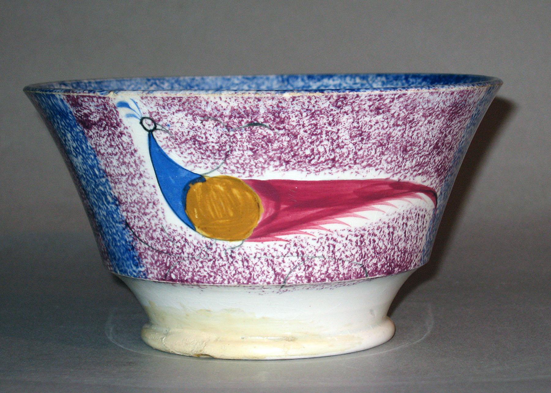 1968.1158 Spatterware bowl