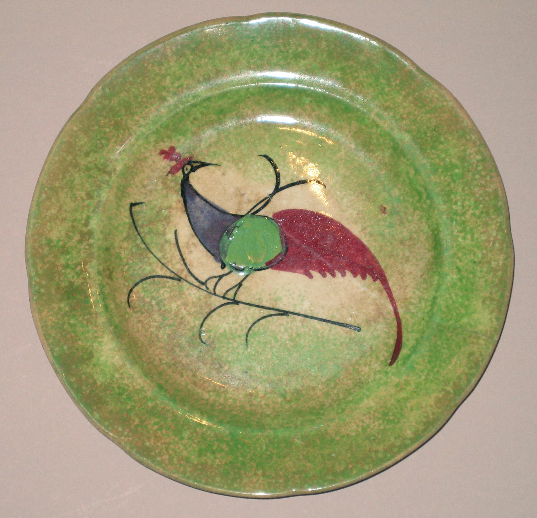 1965.1171.002 Spatteware plate