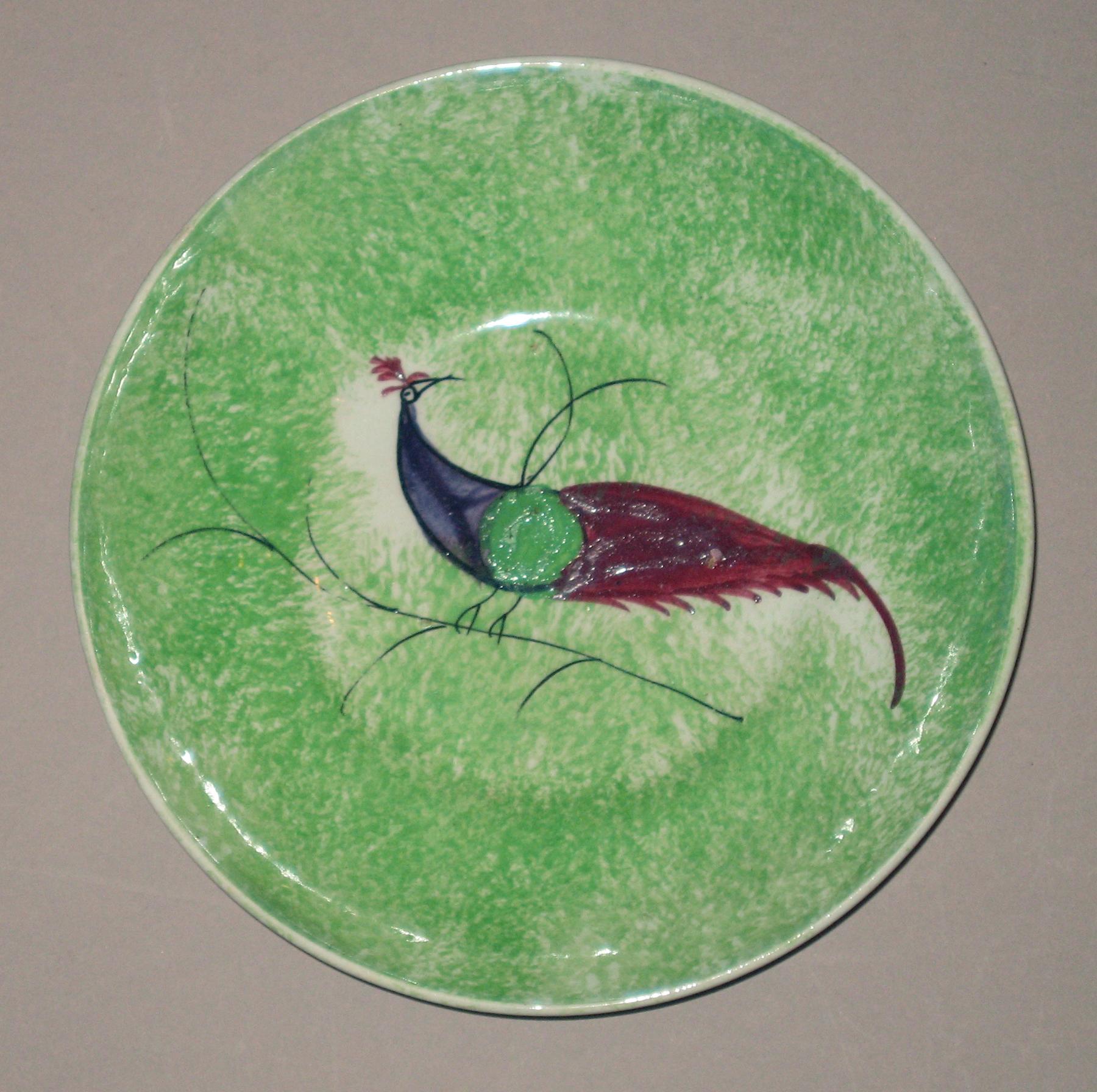 1965.1172.002 Spatterware saucer